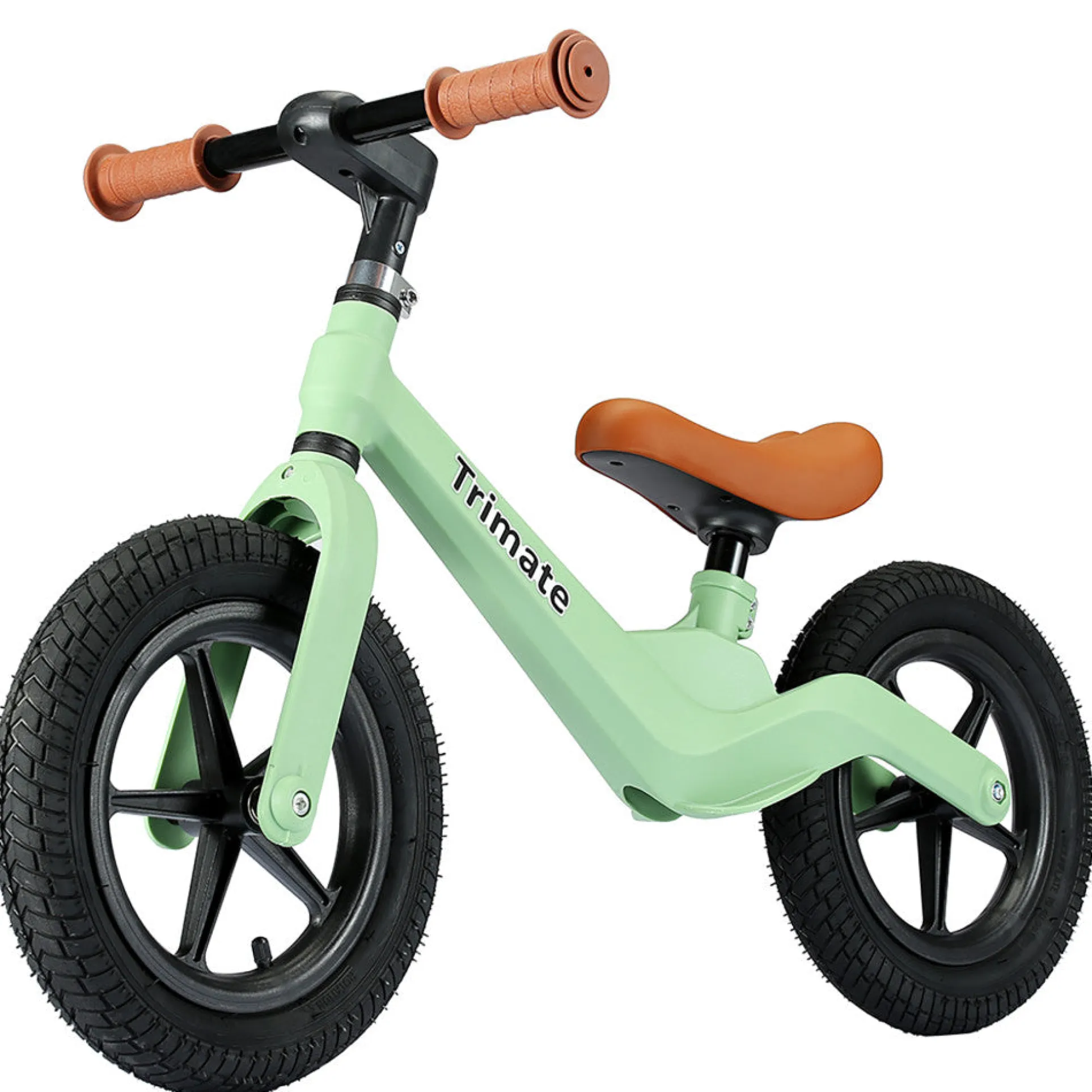 Trimate Toddler Balance Bike, Green - No Pedal Sport Bike for 3-5 Year Old