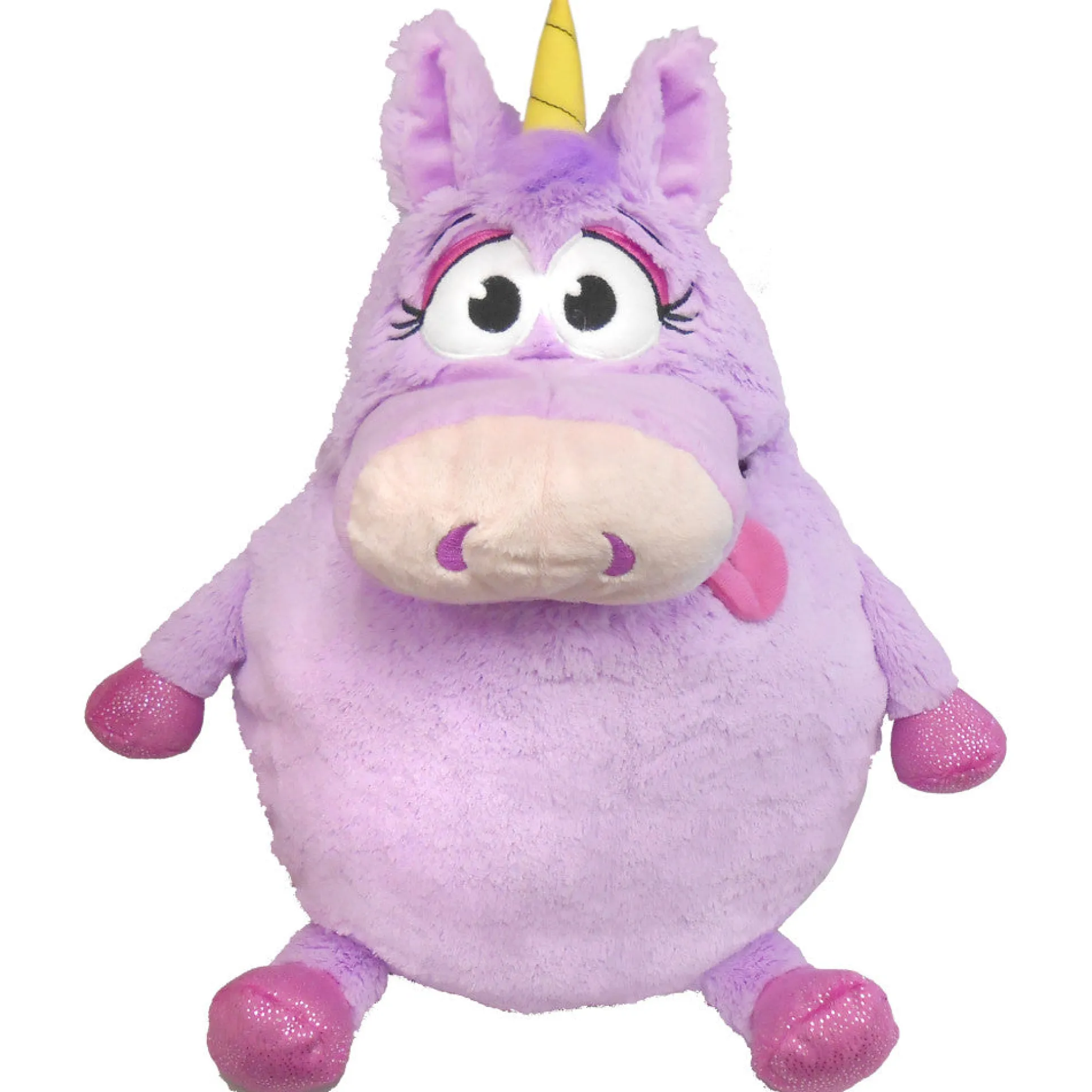 Tummy Stuffers Plush Unicorn - Purple Storage Companion