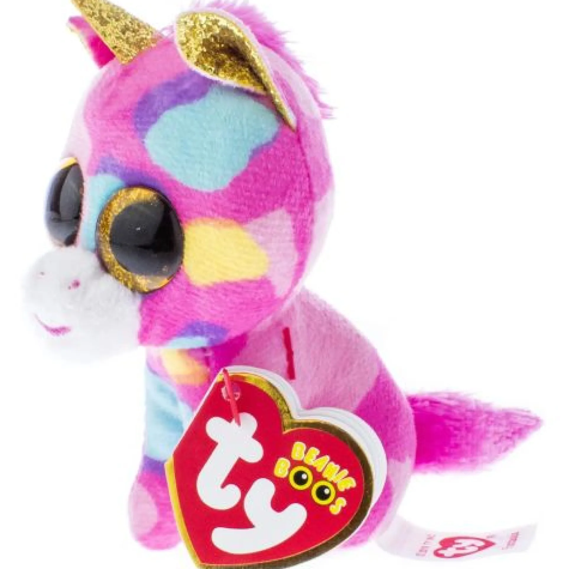 Ty Fantasia Boo Clip with Sparkly Eyes and Backpack Clip