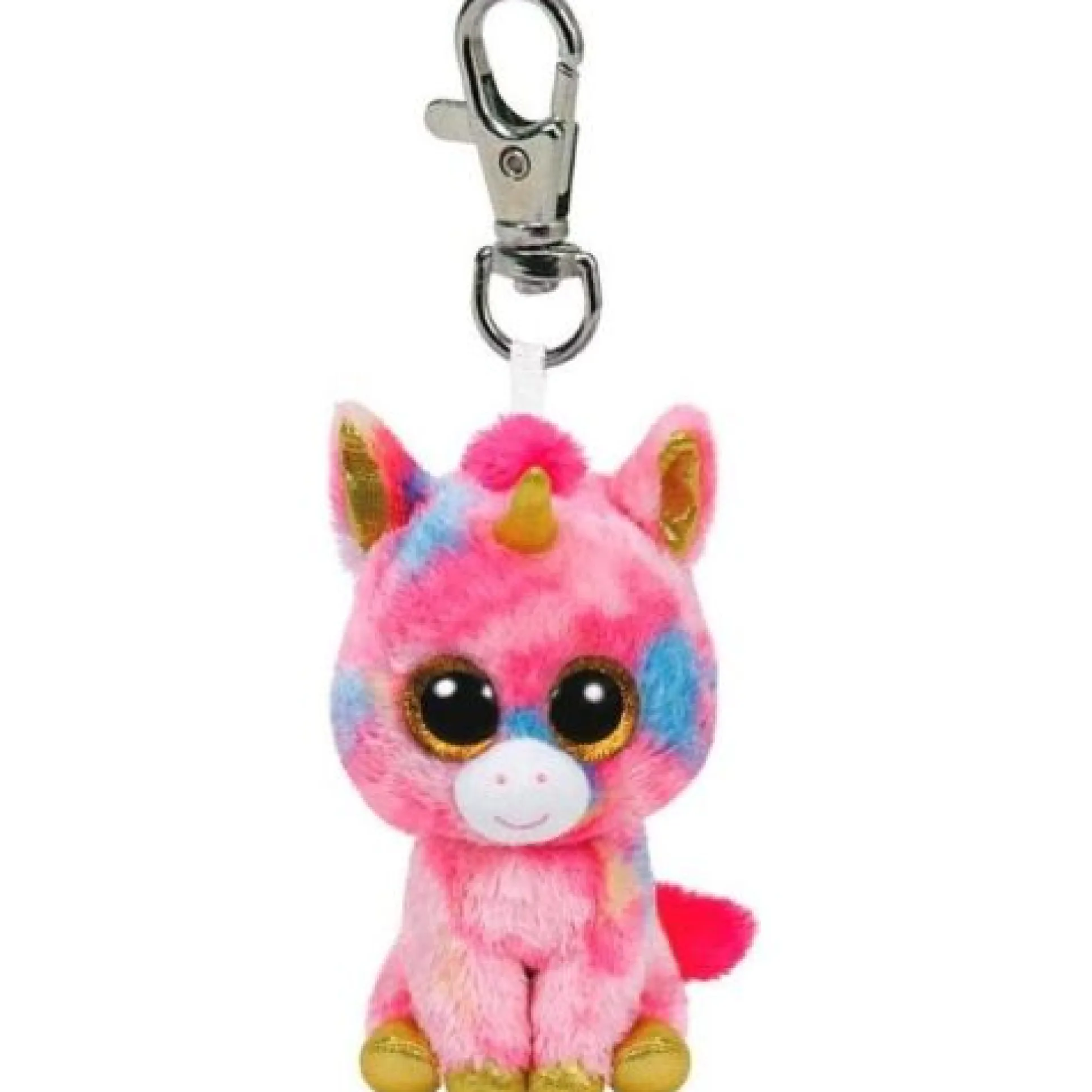 Ty Fantasia Boo Clip with Sparkly Eyes and Backpack Clip
