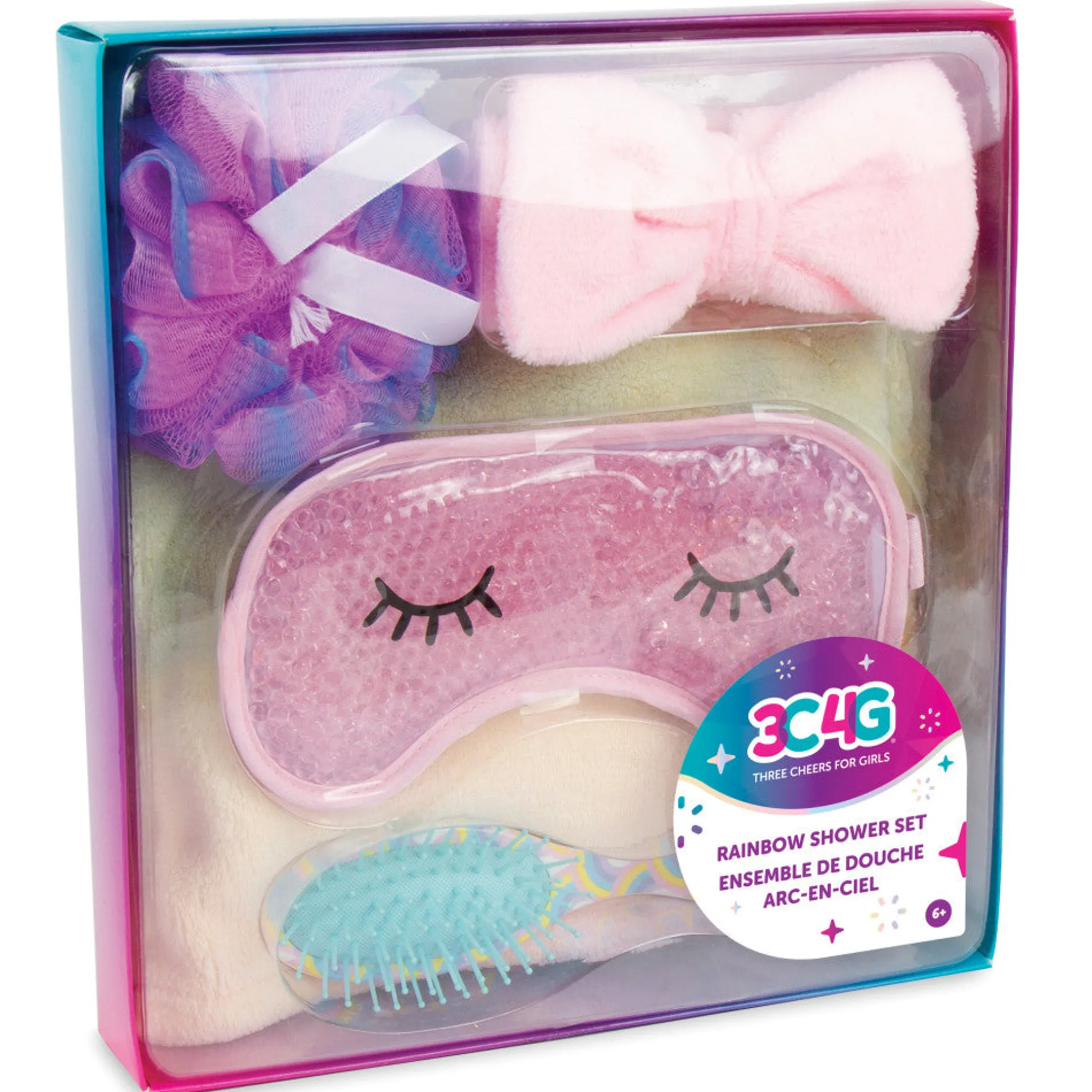 Three Cheers For Girls Rainbow Spa Shower Set - Multicolor