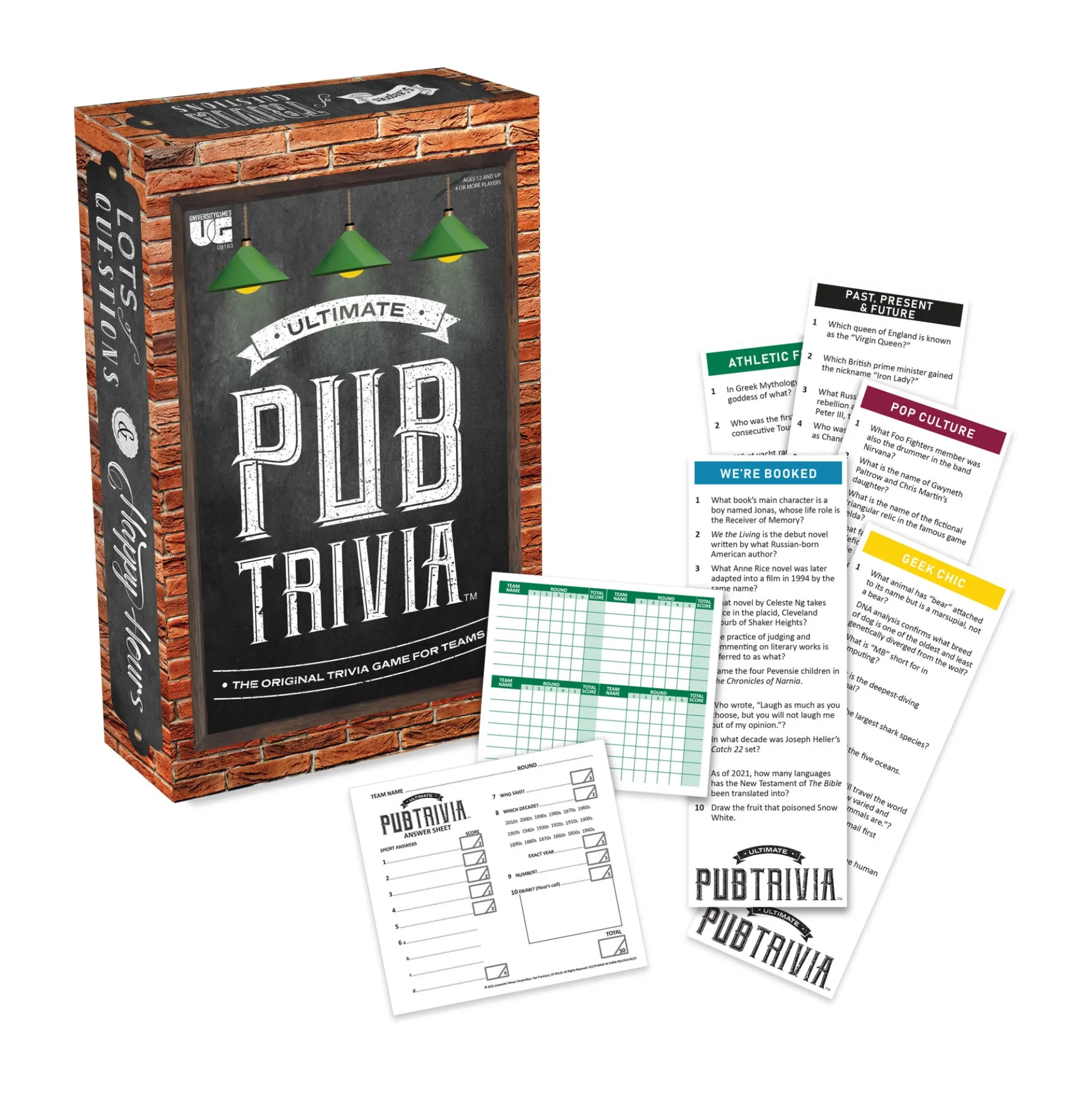 Ultimate Pub Trivia Game - Travel Edition Quiz Board Game