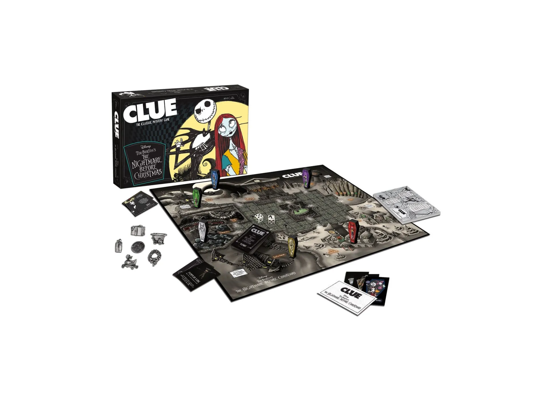 USAopoly CLUE®: Disney Tim Burton's The Nightmare Before Christmas Board Game