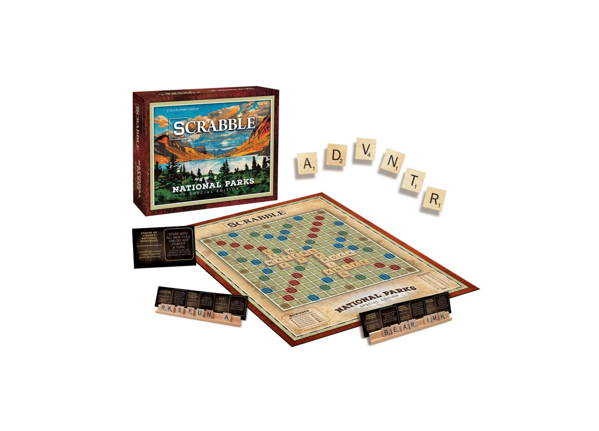 USAopoly SCRABLE: National Parks Edition Board Game