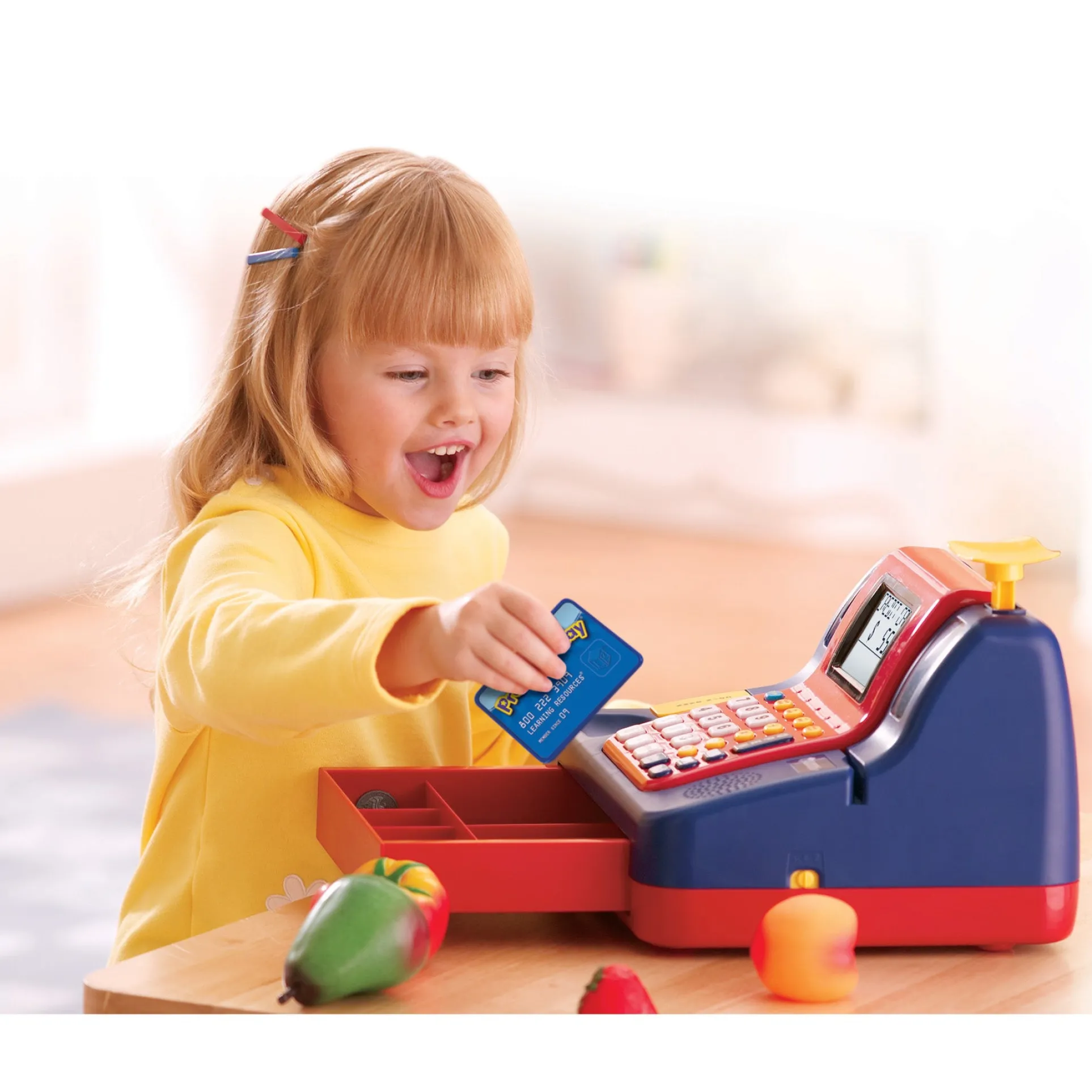 Learning Resources Pretend & Play Teaching Cash Register for Kids