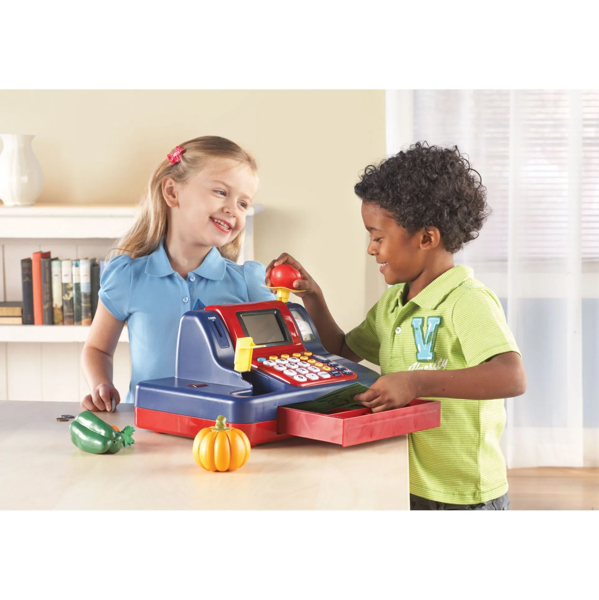 Learning Resources Pretend & Play Teaching Cash Register for Kids