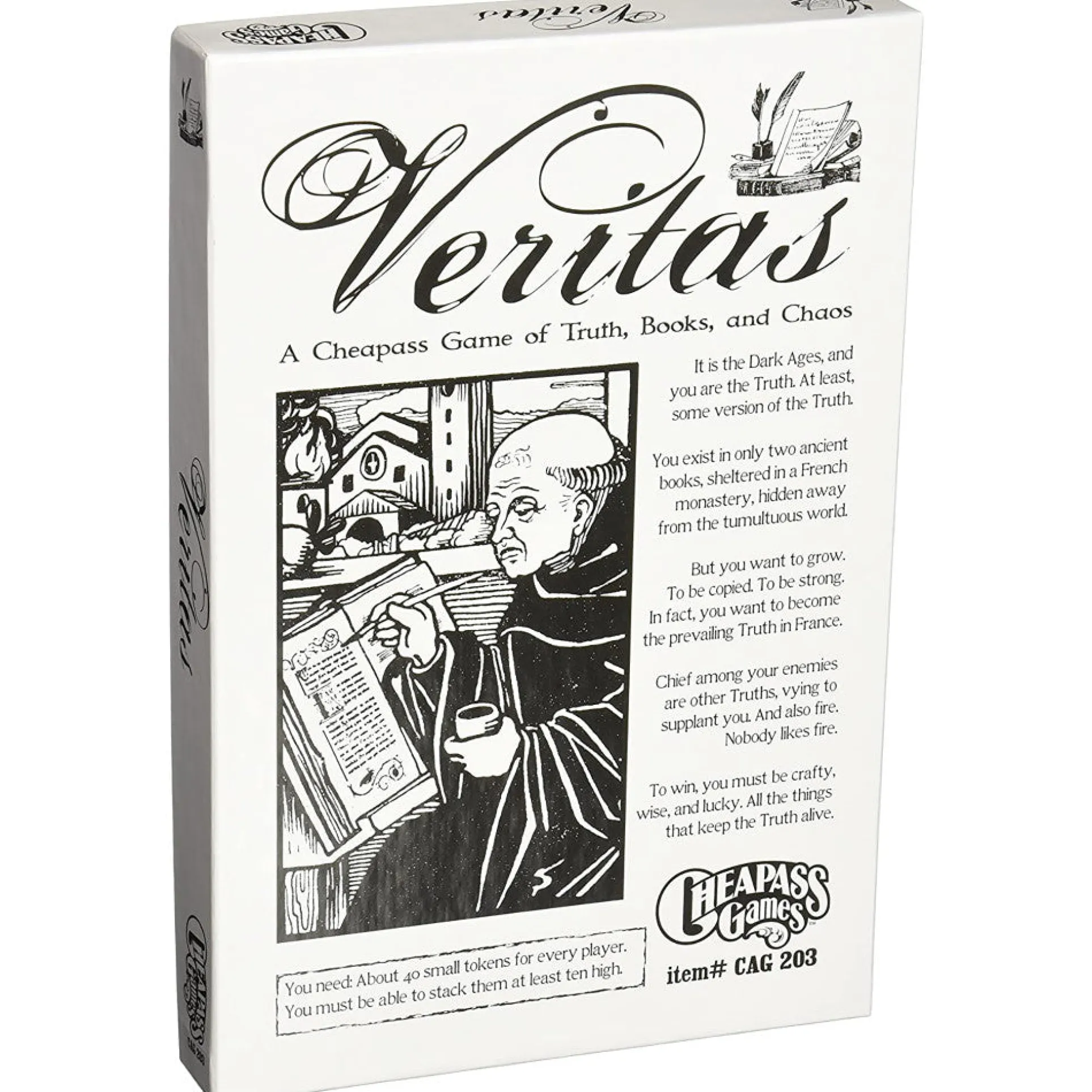 Veritas Board Game: The Quest for Truth in the Dark Ages
