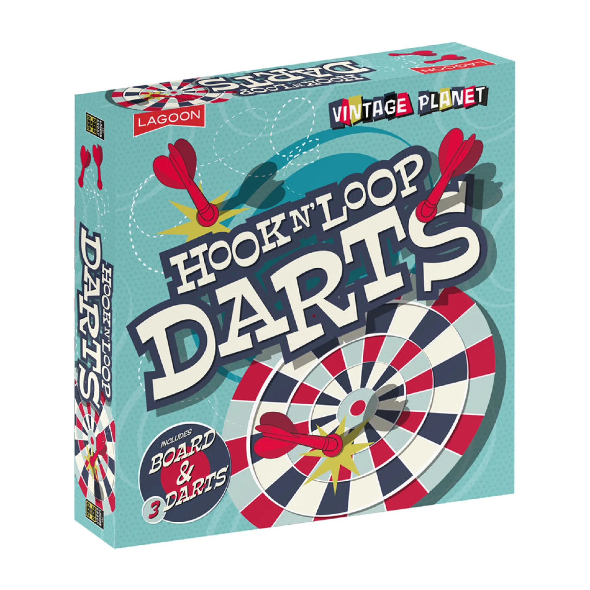 Vintage Planet Hook N' Loop Dartboard Game
