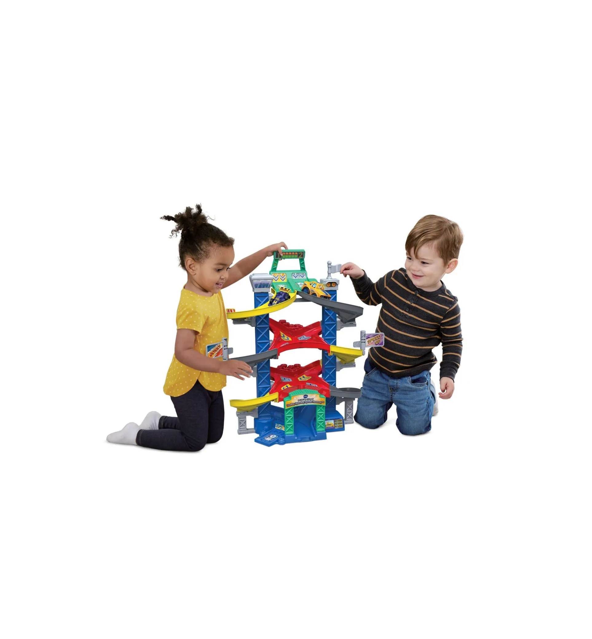 VTech Go! Go! Smart Wheels Dueling Spinning Spirals Raceway with Accessories