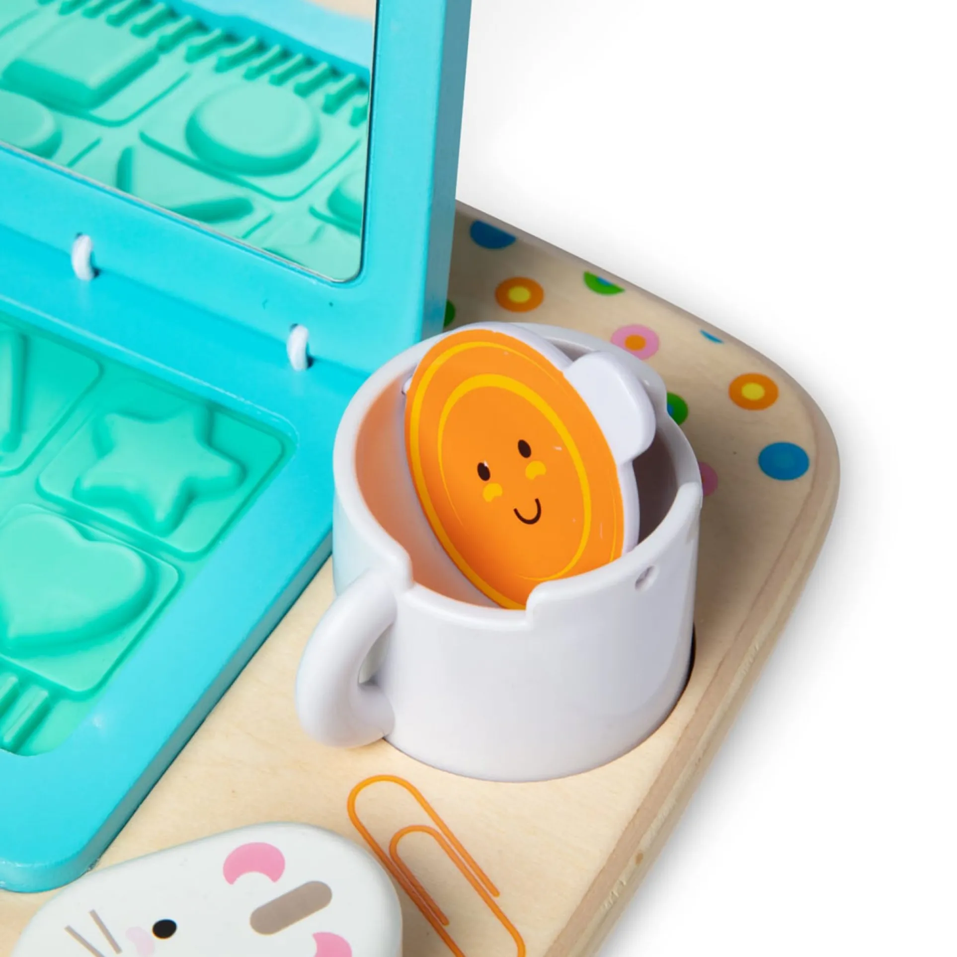 Melissa & Doug Work & Play Desktop Activity Board - Interactive Toddler Toy