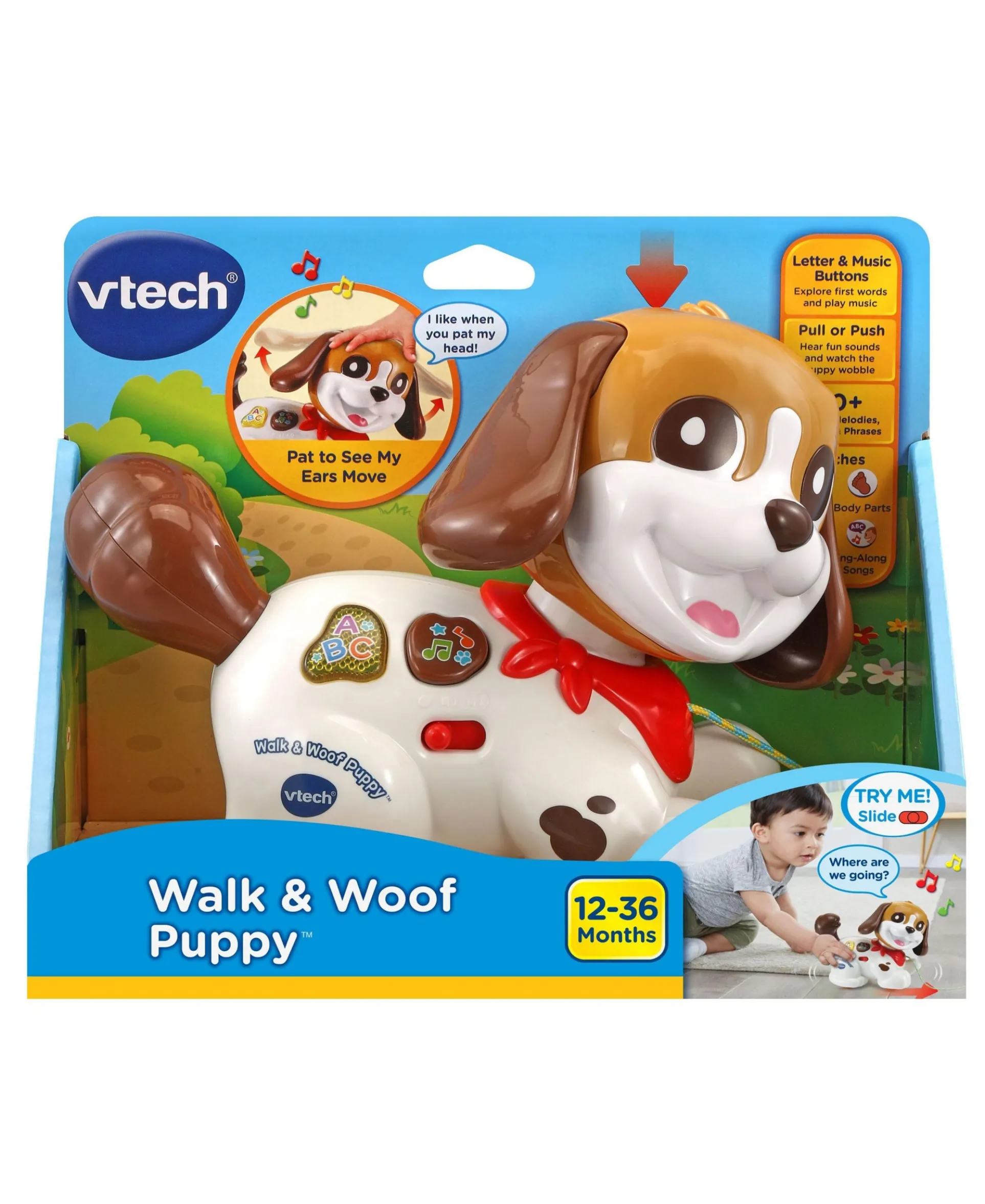 Walk Woof Pup - Interactive Pull-Along Puppy Toy