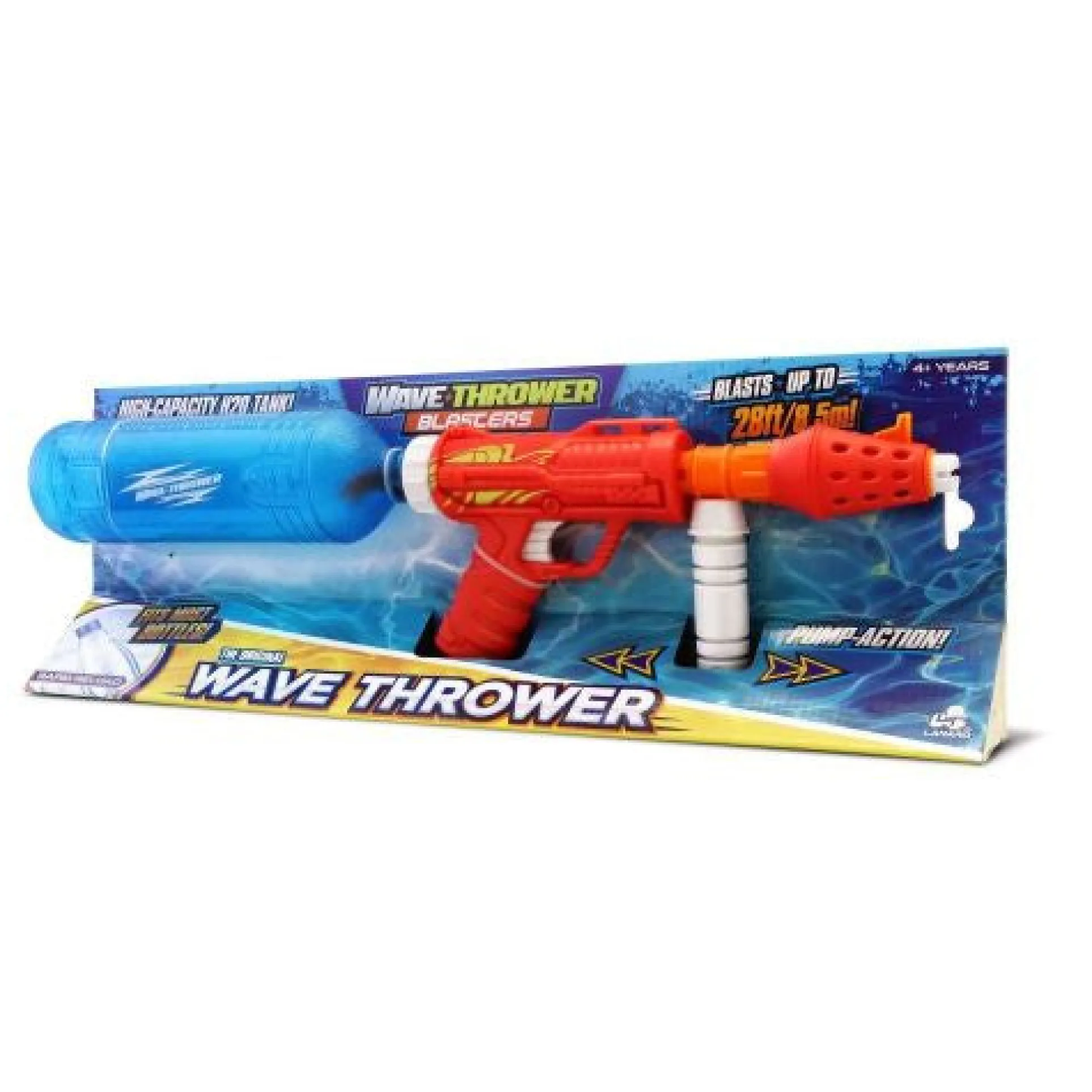 Wave Thrower High-Capacity Pump Action Water Blaster