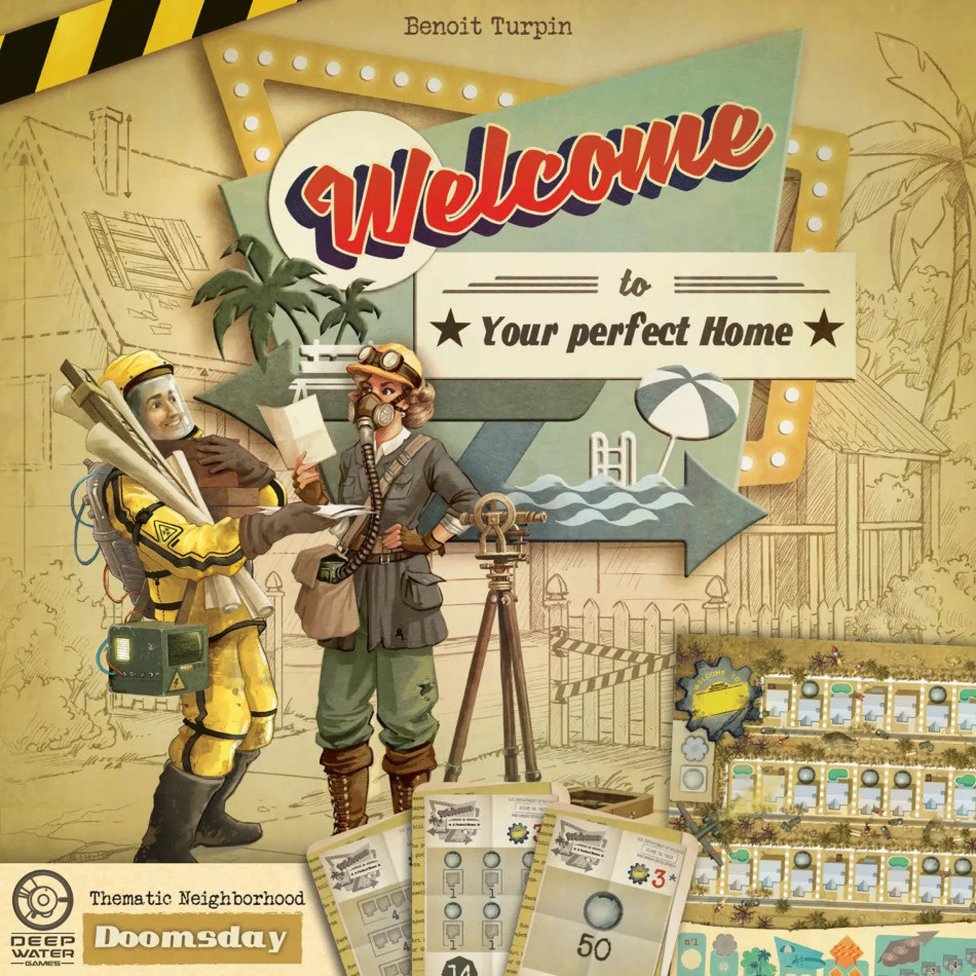 Welcome To... Doomsday Thematic Neighborhood Expansion Board Game