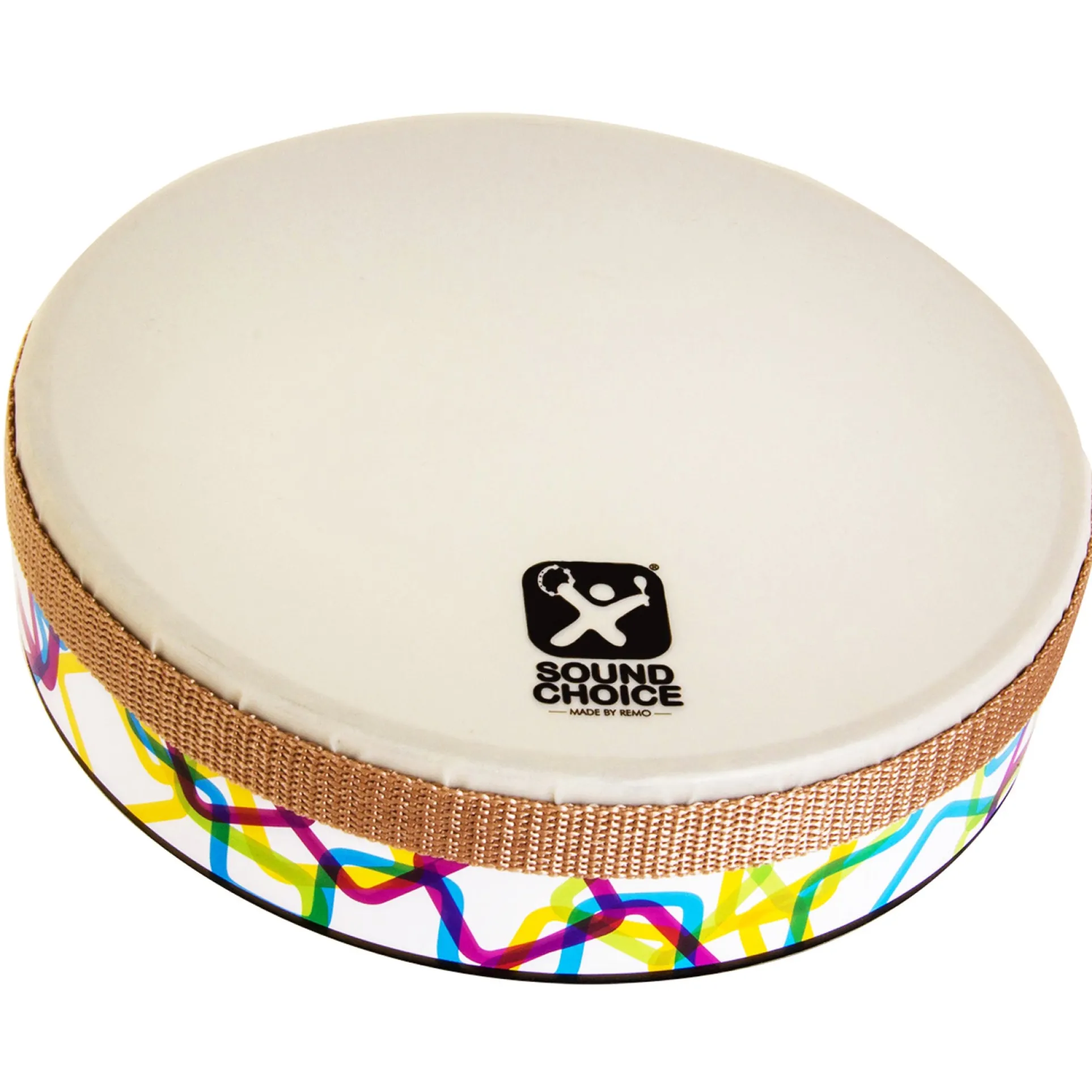 Westco Educational 2-Pack Multicolor Remo Hand Drums