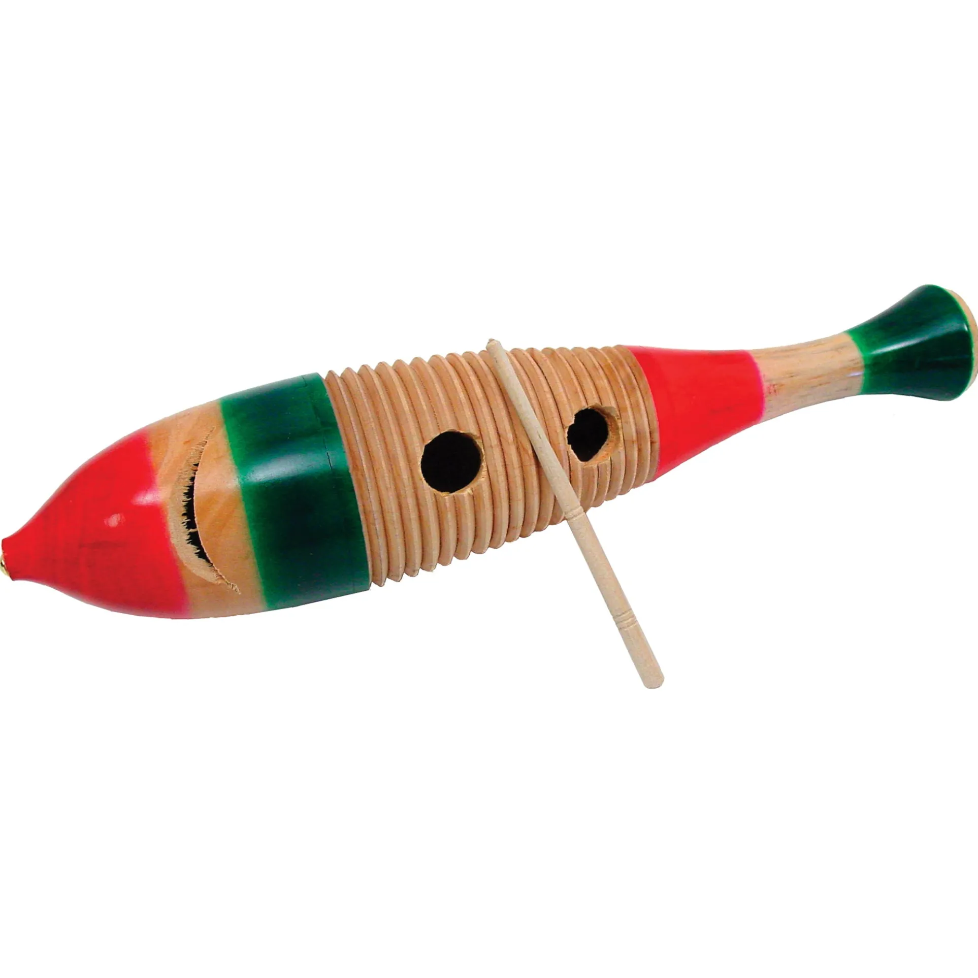 Westco Handmade Medium Guiro Wooden Musical Instrument