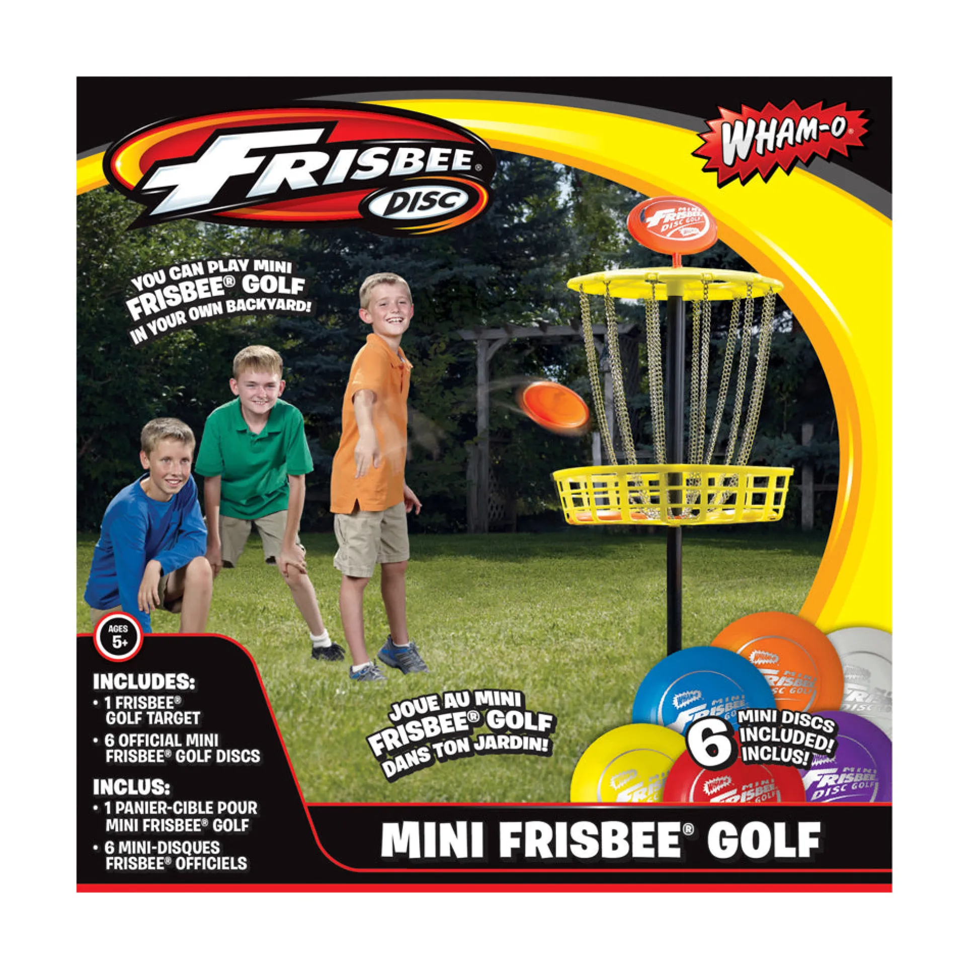 Wham-O Mini Frisbee Golf Set - Compact Disc Golf Game