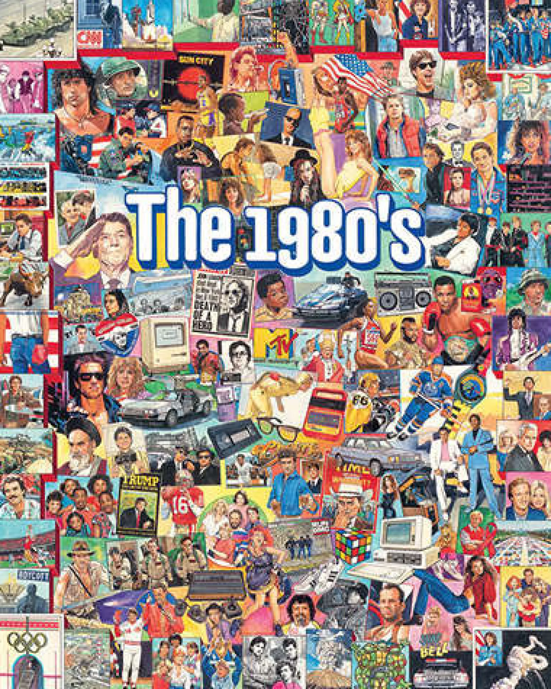 White Mountain 'The 1980s' Retro Jigsaw Puzzle - 1000 pc