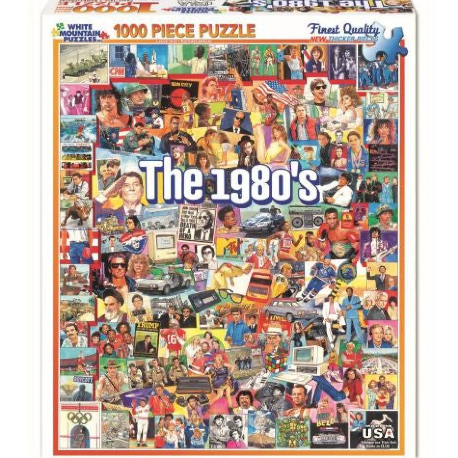White Mountain 'The 1980s' Retro Jigsaw Puzzle - 1000 pc