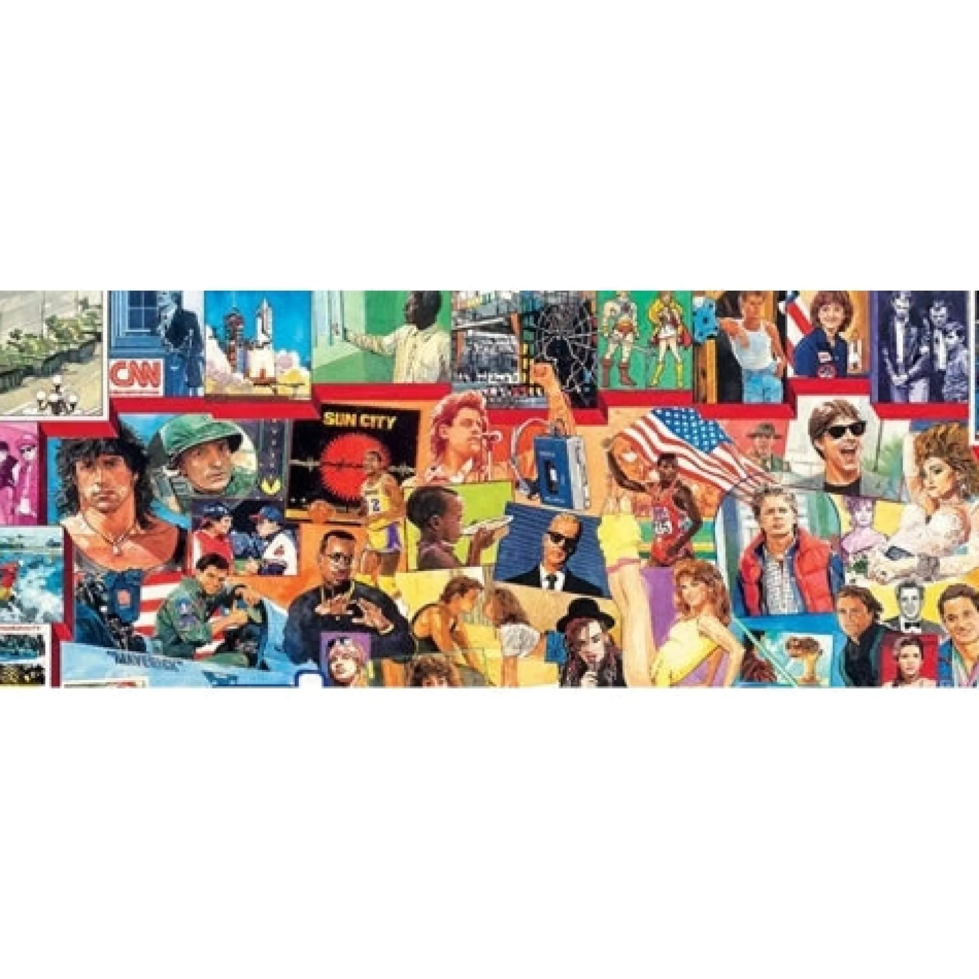 White Mountain 'The 1980s' Retro Jigsaw Puzzle - 1000 pc