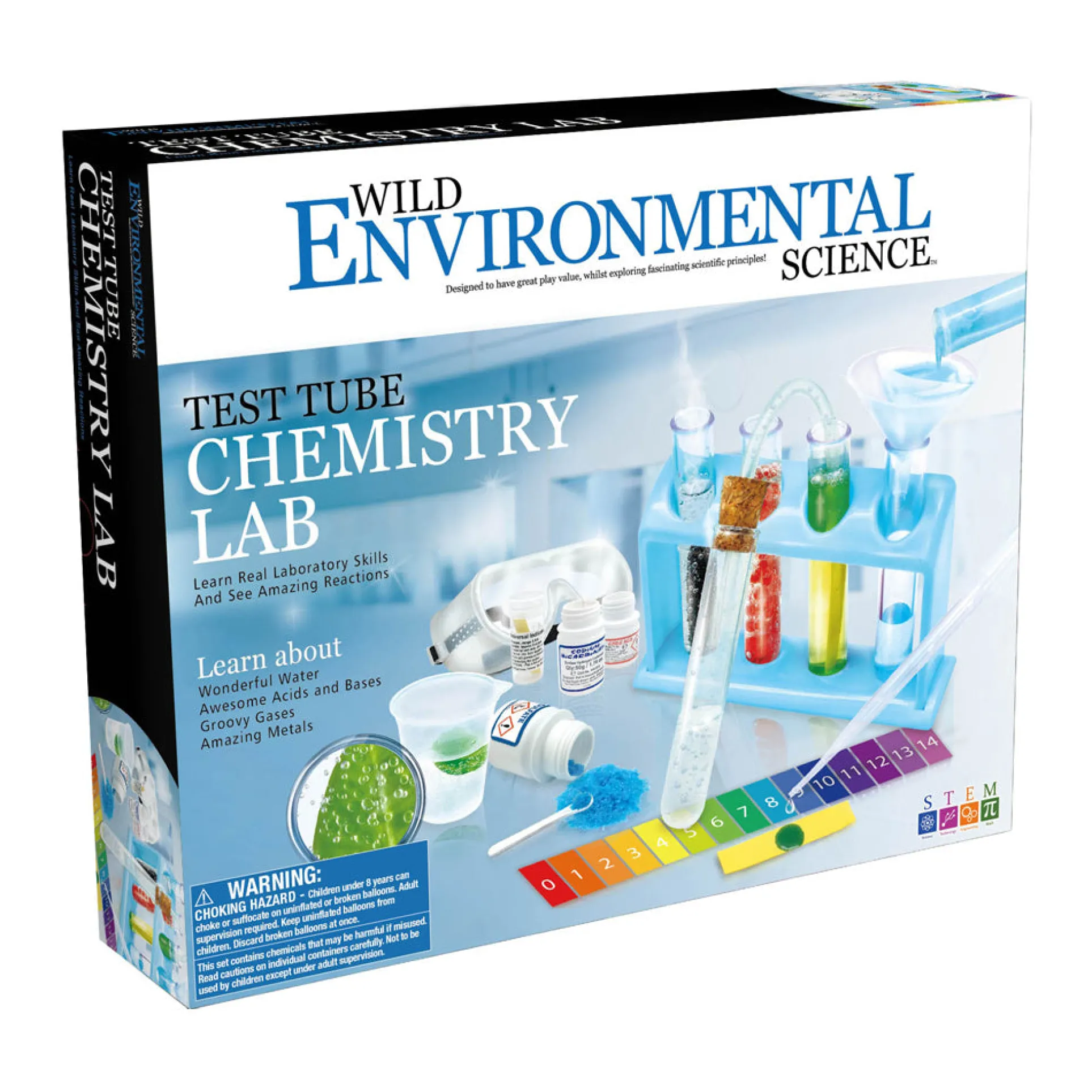WILD Science Test Tube Chemistry Lab - Educational Science Kit