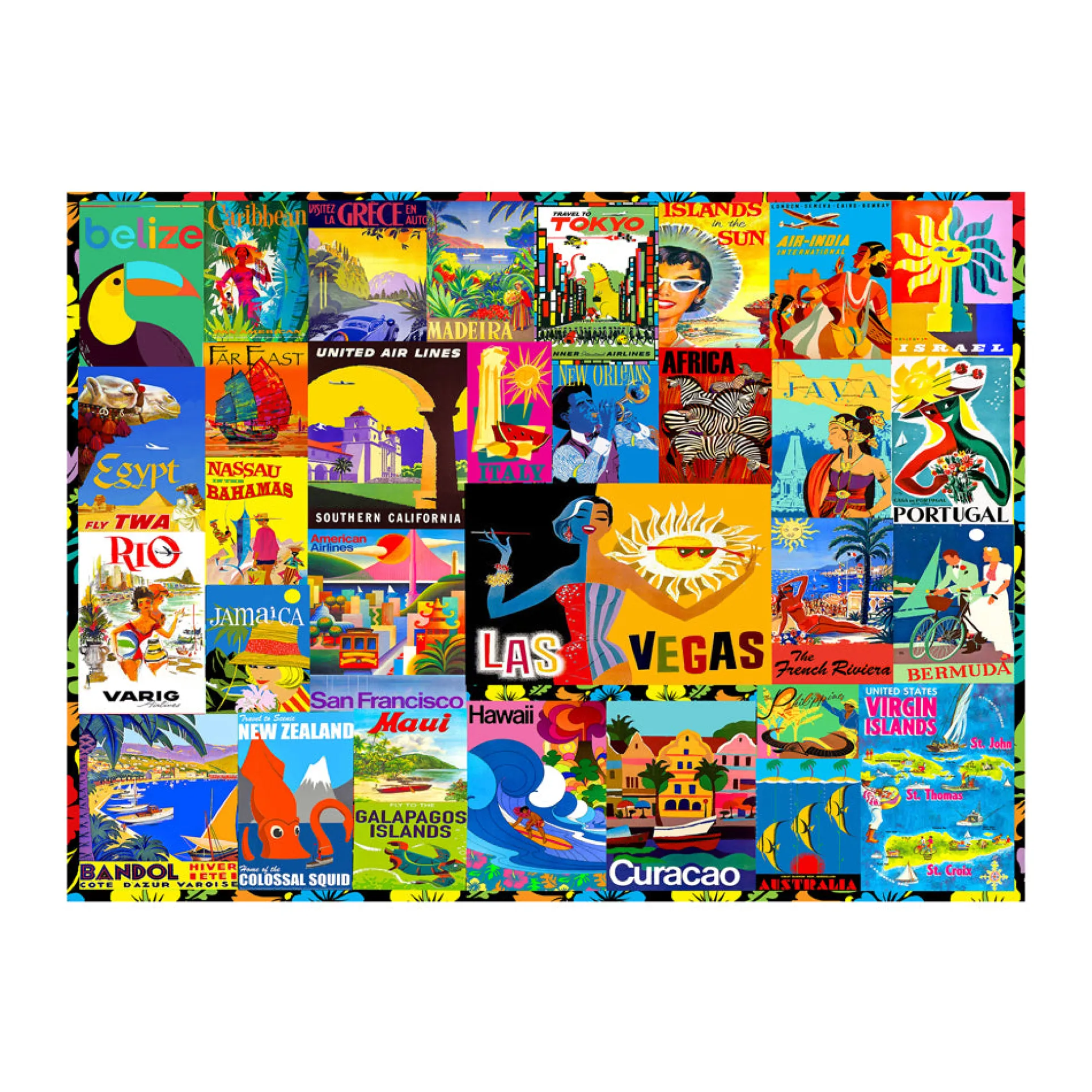 Willow Creek Press Exotic Travels Jigsaw Puzzle - 1000 pc