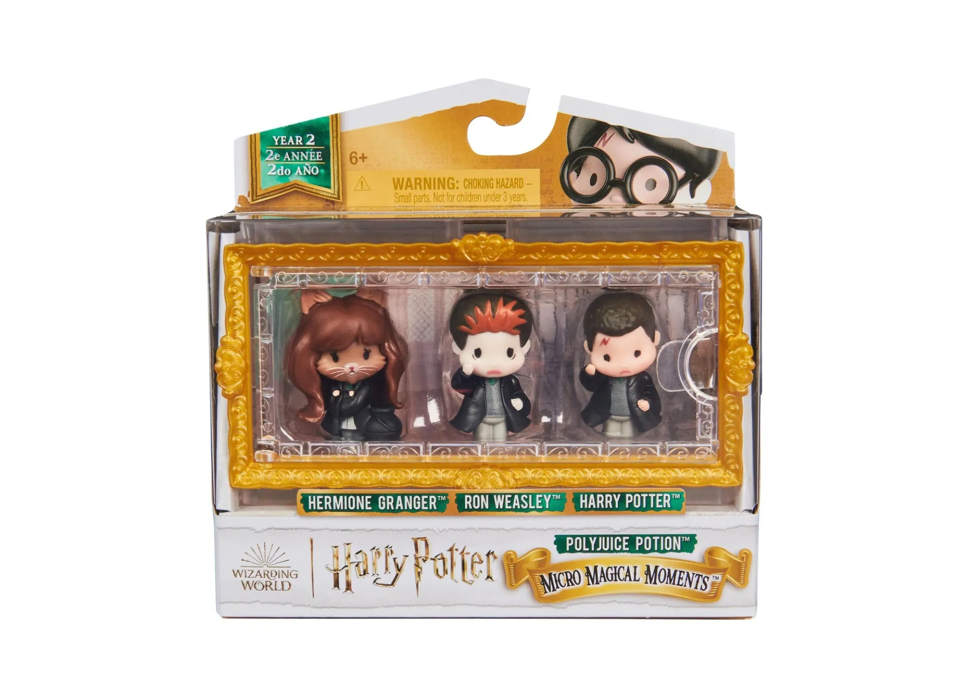 Wizarding World Harry Potter Year 2 Polyjuice Potion Mini Figure Set with Display Case
