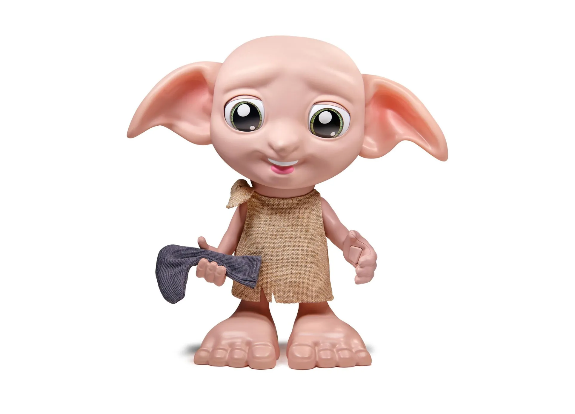 Wizarding World Harry Potter - Interactive Magical Dobby Doll with Sock