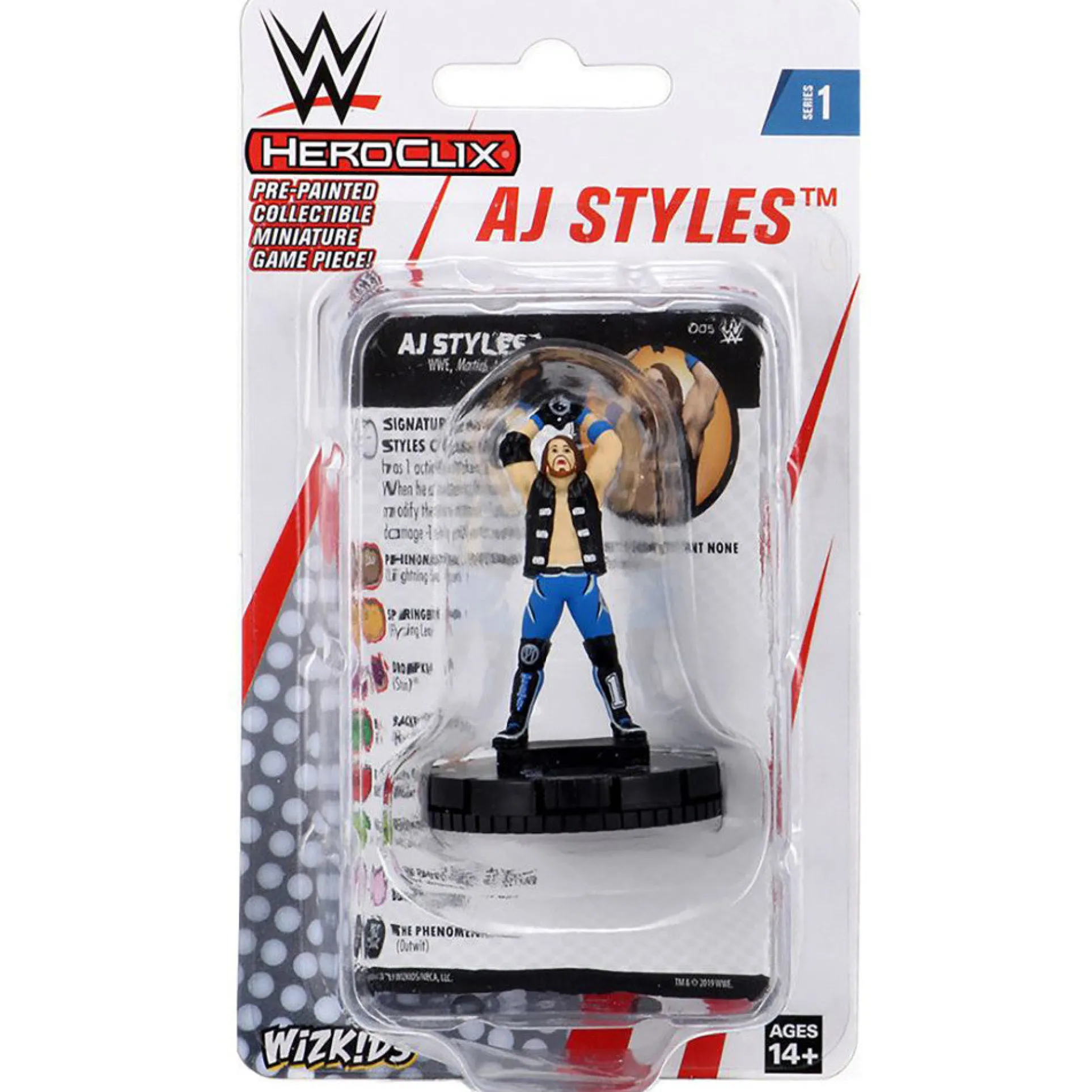 WizKids WWE HeroClix AJ Styles Miniatures Game Expansion Pack