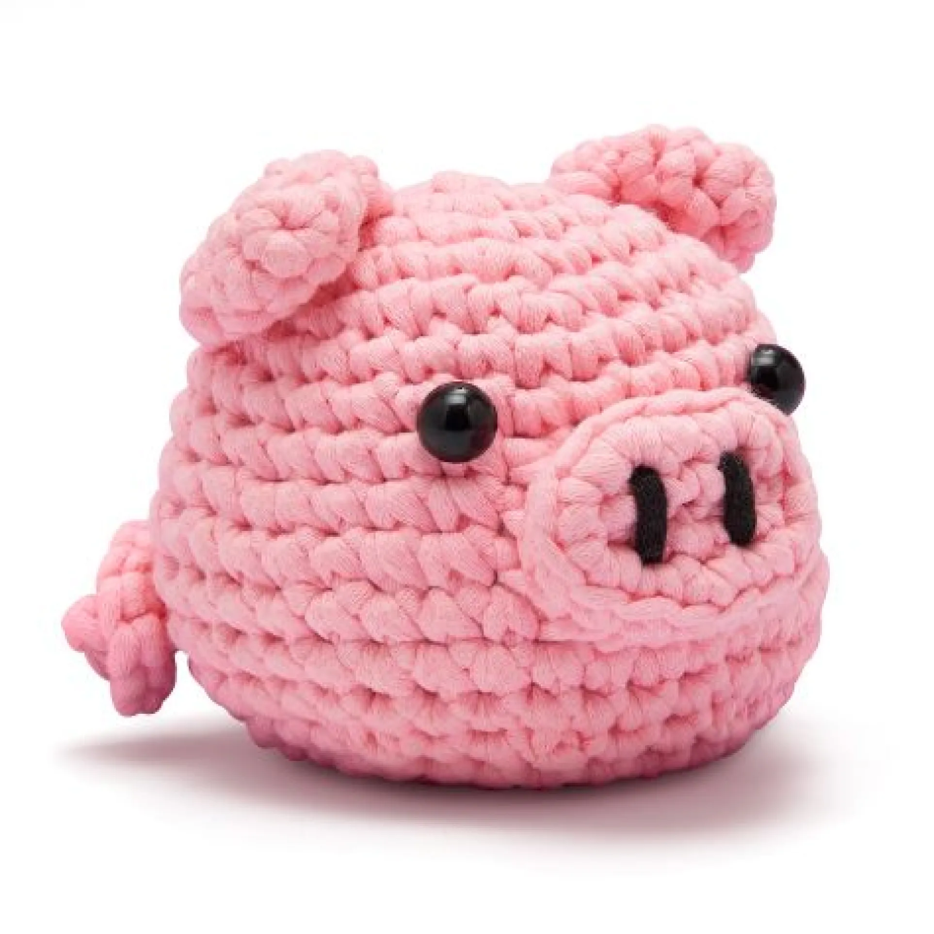 Woobles Pig Beginner-Friendly Crochet Kit