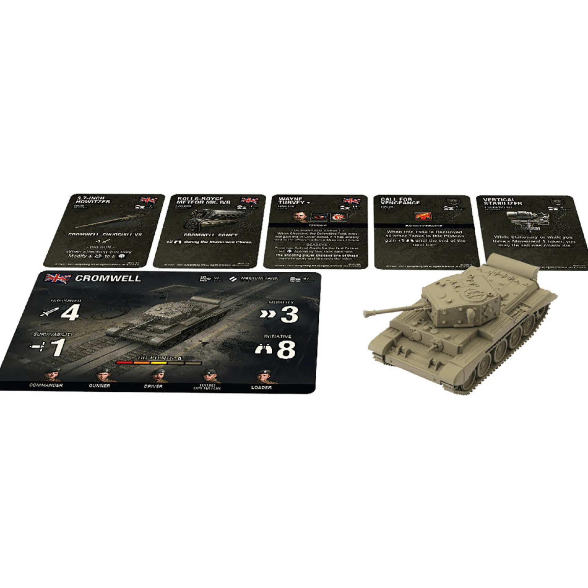 World of Tanks: British Cromwell Tank Expansion Miniatures Game