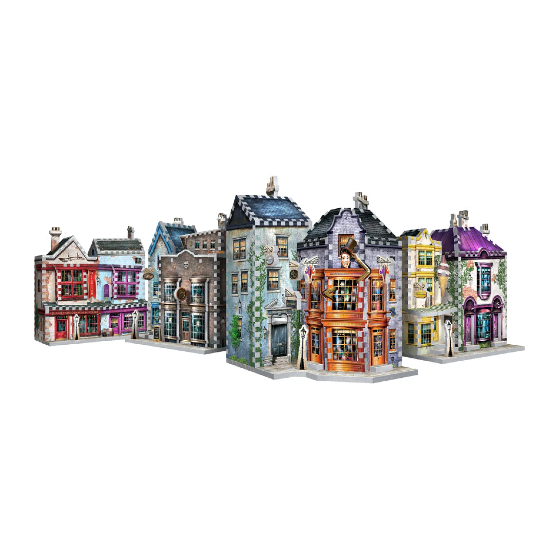 Wrebbit Harry Potter Diagon Alley Collection 1175-Piece 3D Puzzle Set