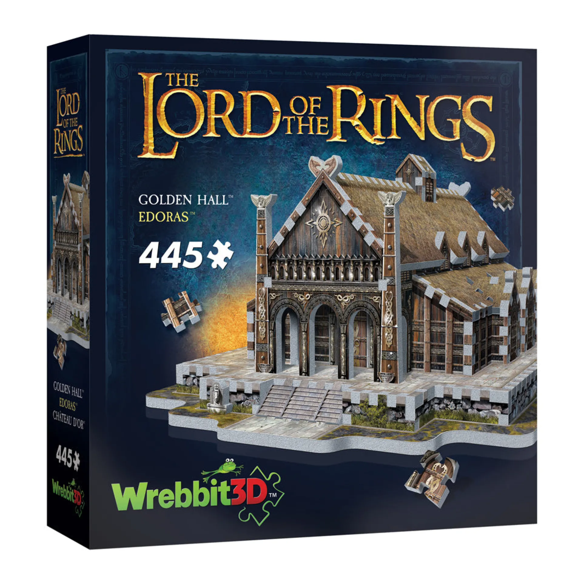 Wrebbit The Lord of the Rings Golden Hall Edoras 3D Puzzle - 445 pc