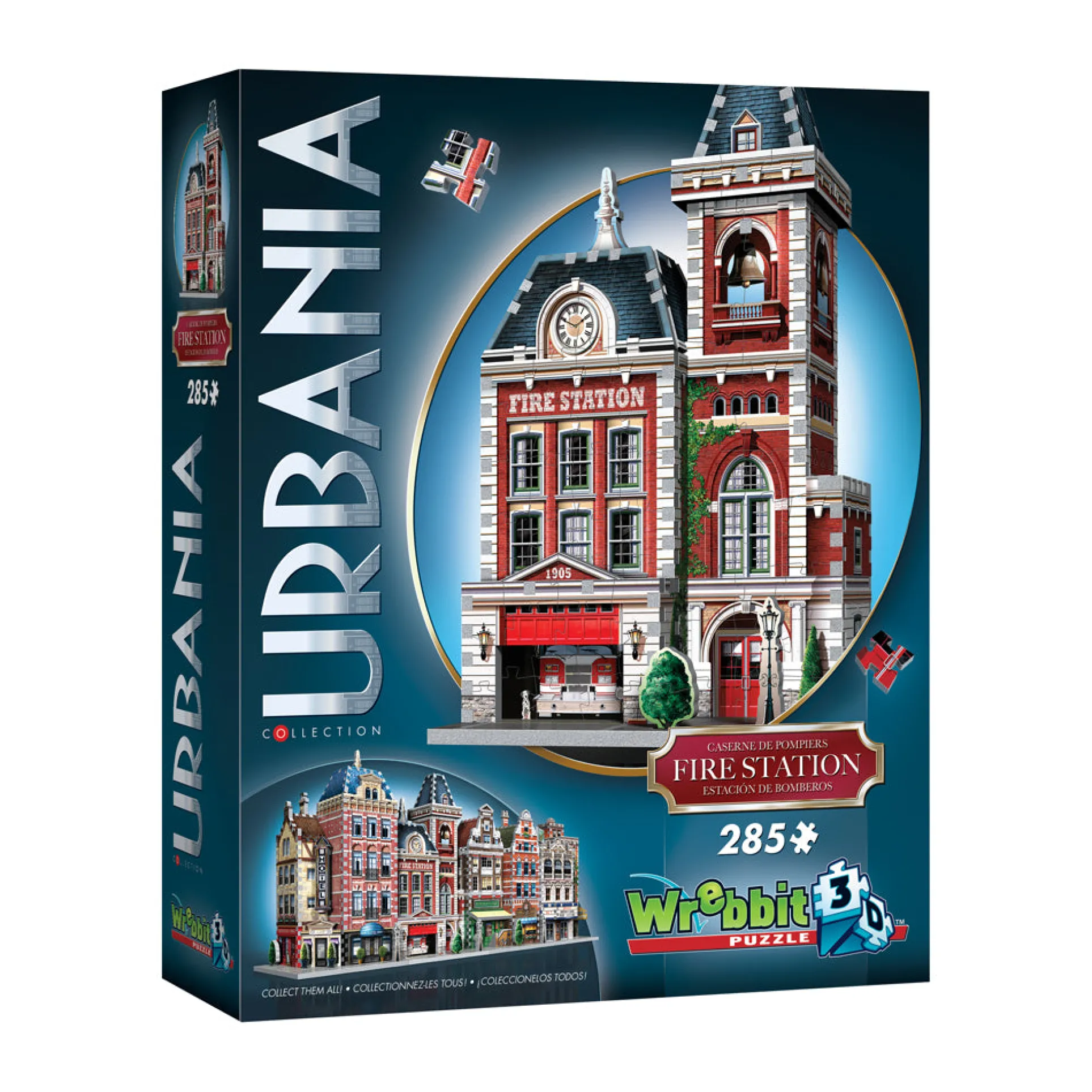 Wrebbit Urbania Collection Fire Station 3D Puzzle - 285 Pieces