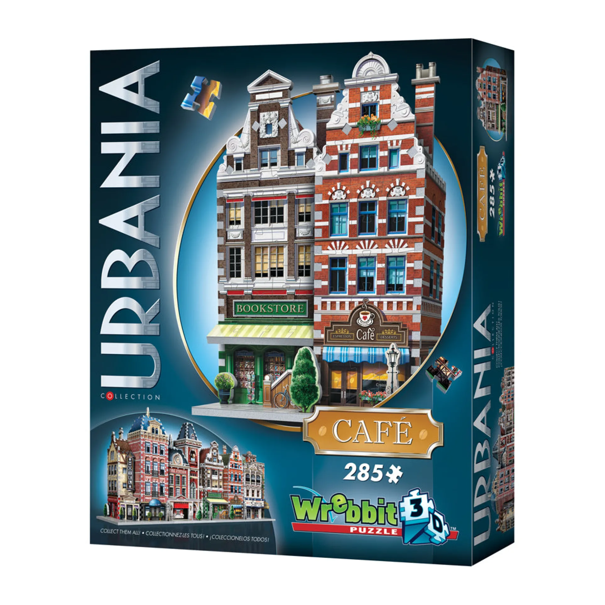 Wrebbit Urbania Collection Cafe 3D Puzzle - 285 pcs