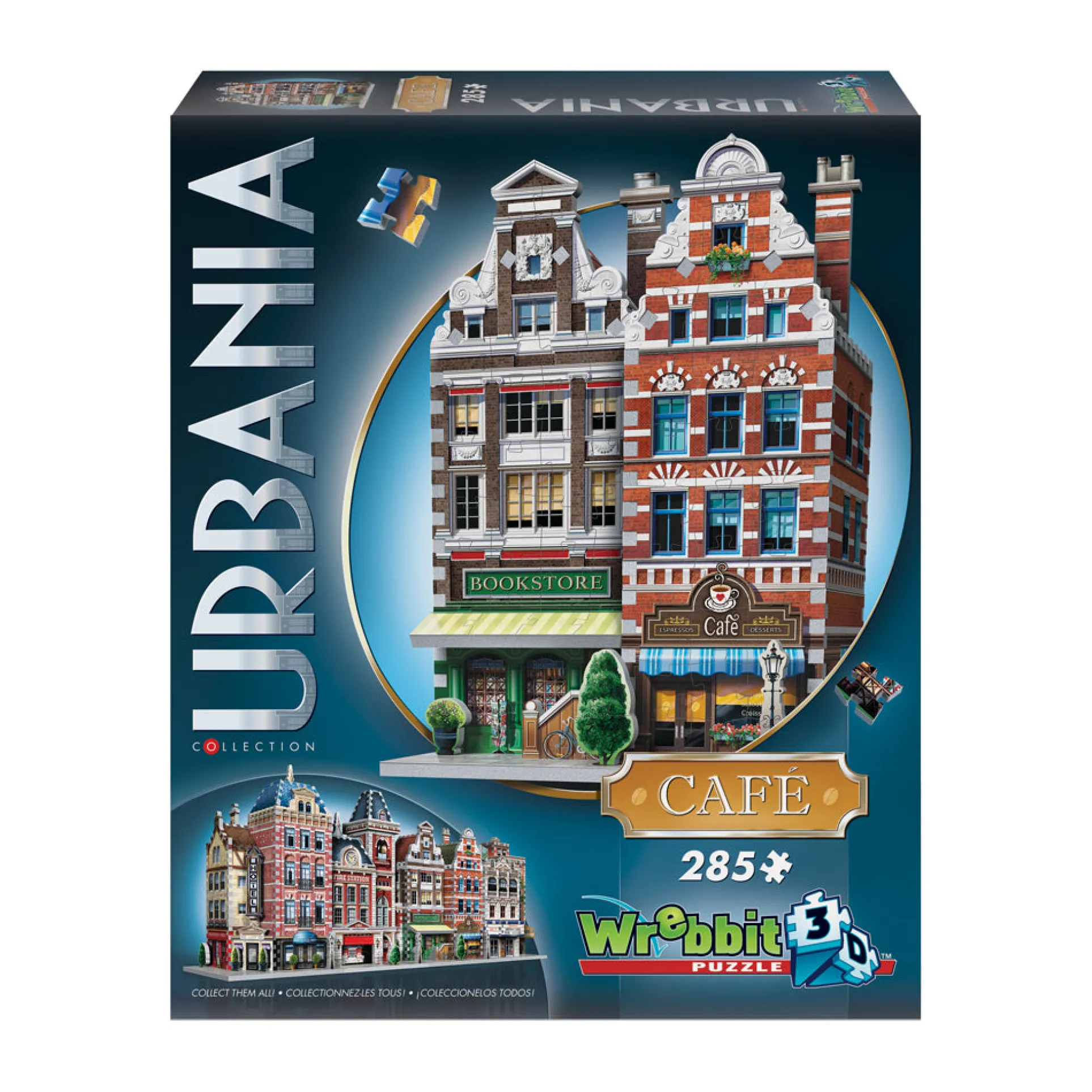 Wrebbit Urbania Collection Cafe 3D Puzzle - 285 pcs