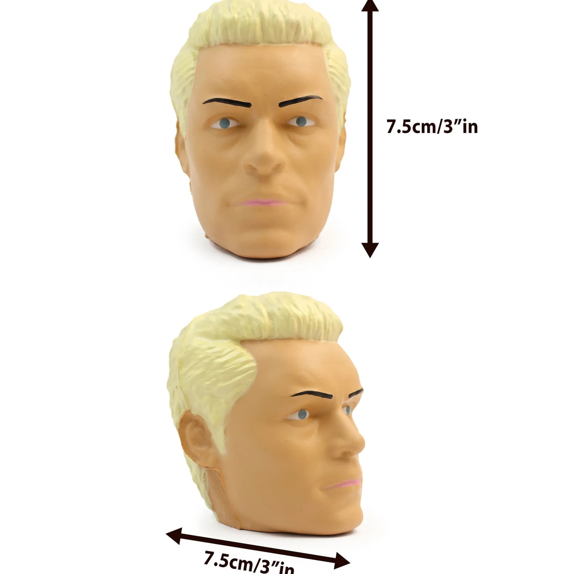 WWE Stress Heads Twin Pack - 3" Cody Rhodes & The Rock Squeeze Toys