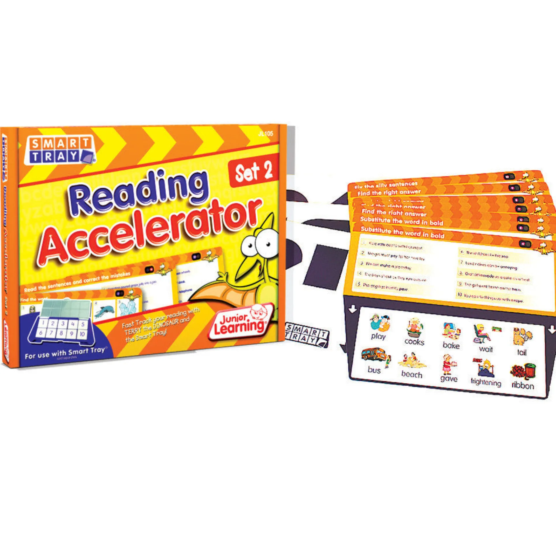 Junior Learning Smart Tray Reading Accelerator Set 2 - Interactive Phonics Learning