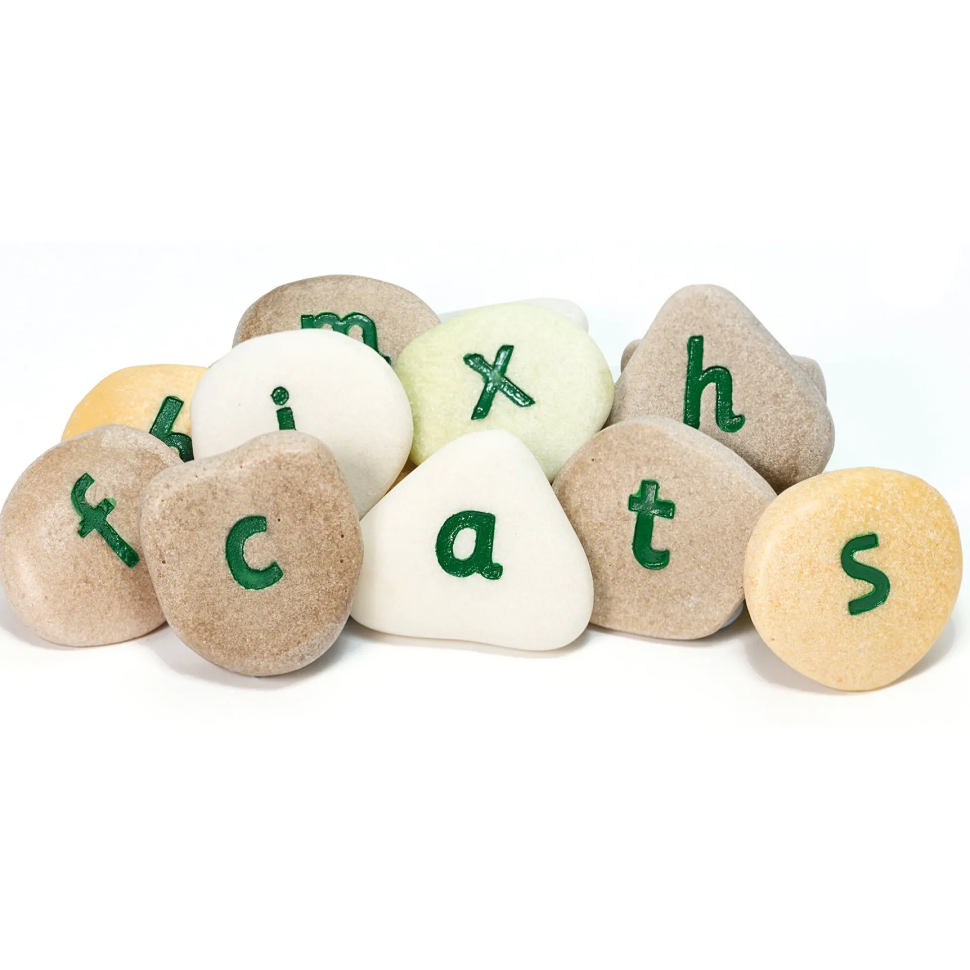 Yellow Door Alphabet Pebbles - Word-Building Set - Multicolor