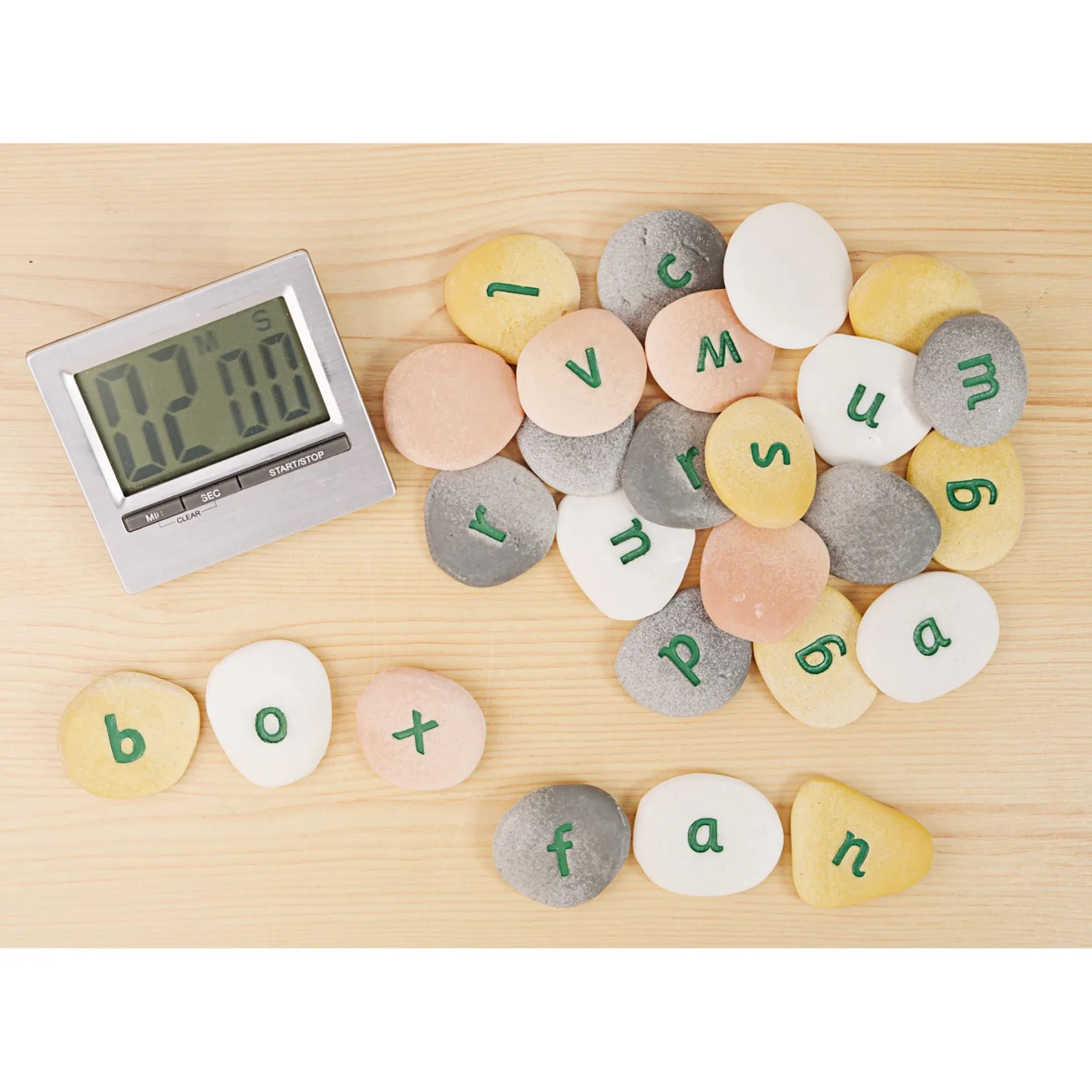 Yellow Door Alphabet Pebbles - Word-Building Set - Multicolor