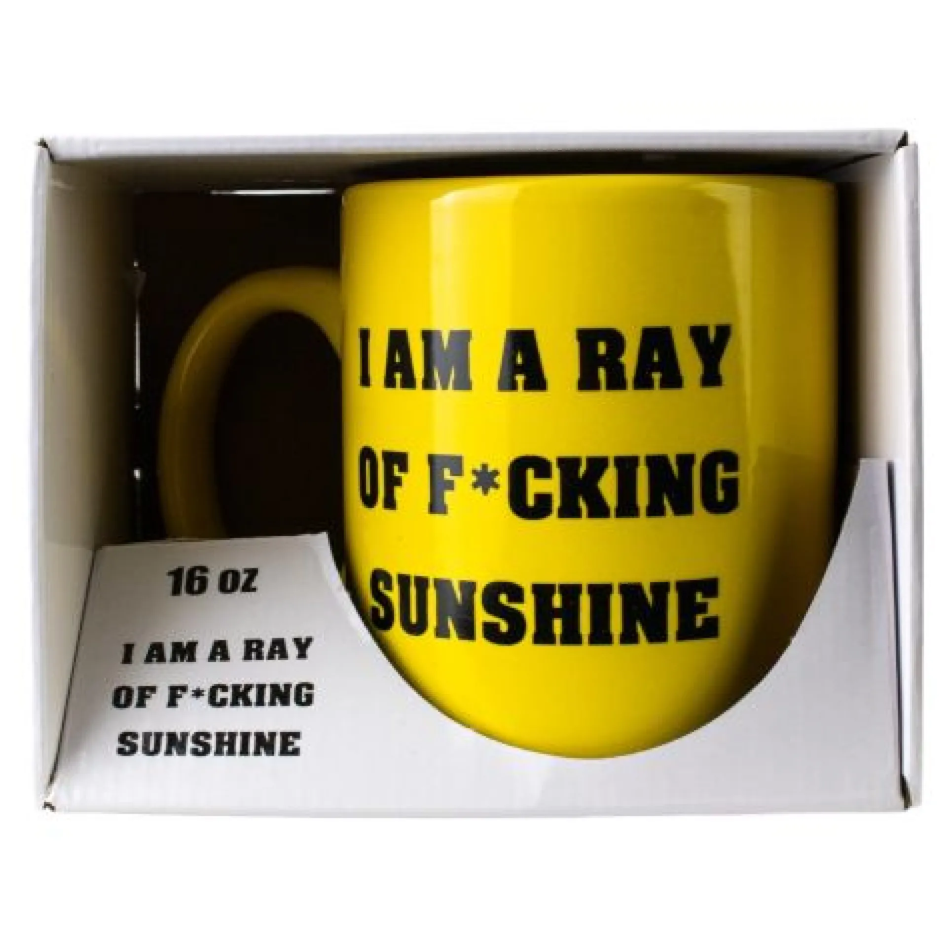 Yellow Ray of Sunshine 16 oz Cheerful Mug