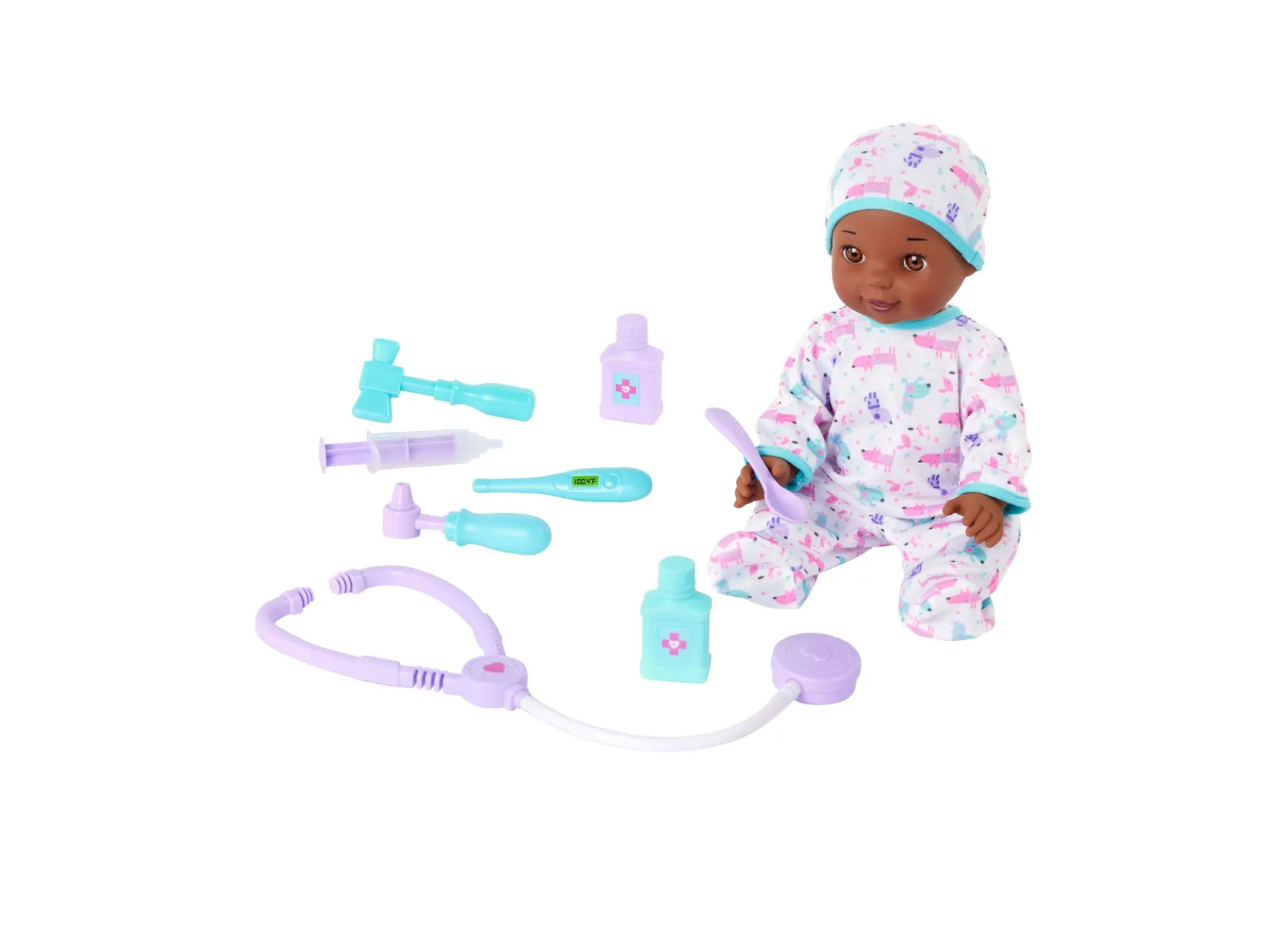 You & Me 14 inch Get Well Baby Doll with Medical Accessories