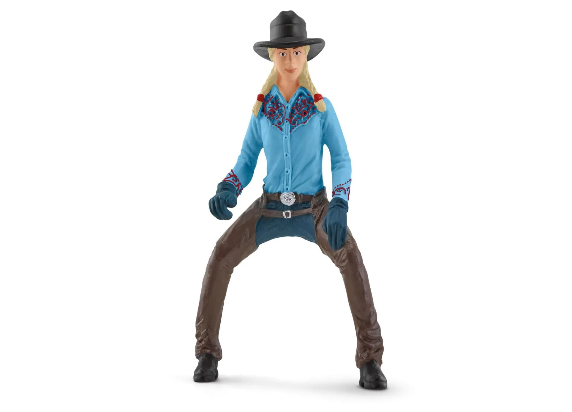 Schleich Farm World Cowgirl Team Roping Rodeo Playset