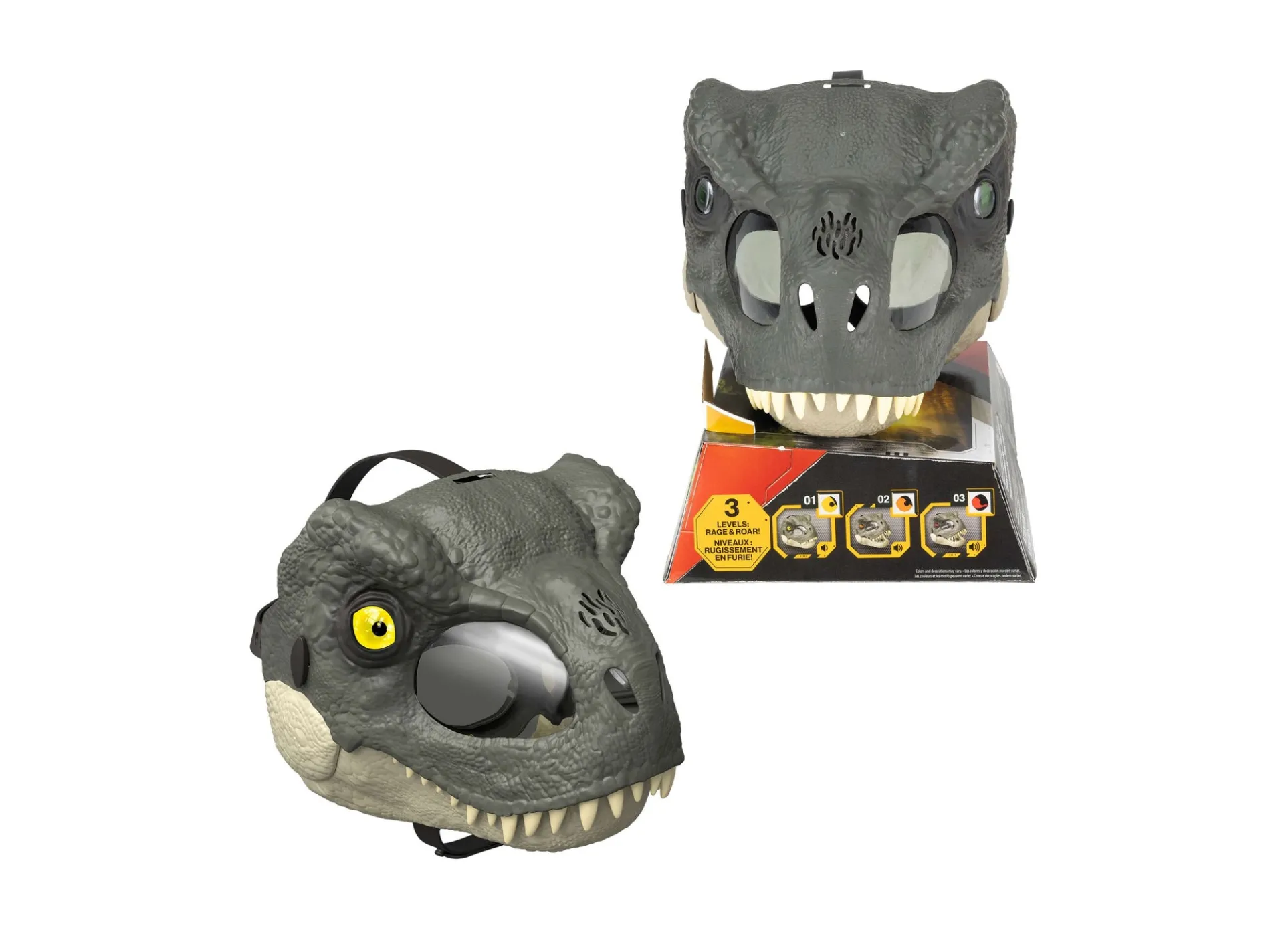 Jurassic World Dominion T-Rex Chomp N Roar Mask - Interactive Costume