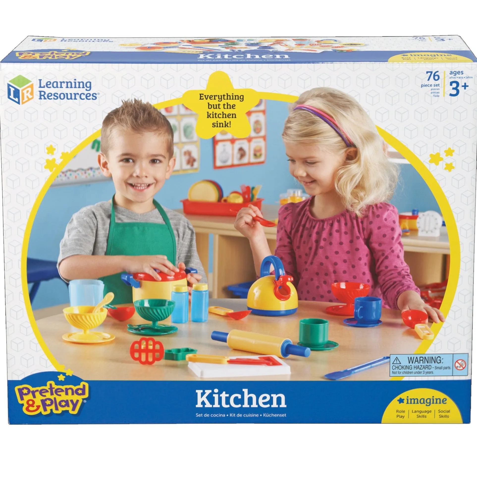 Learning Resources Pretend & Play Deluxe Kitchen Set
