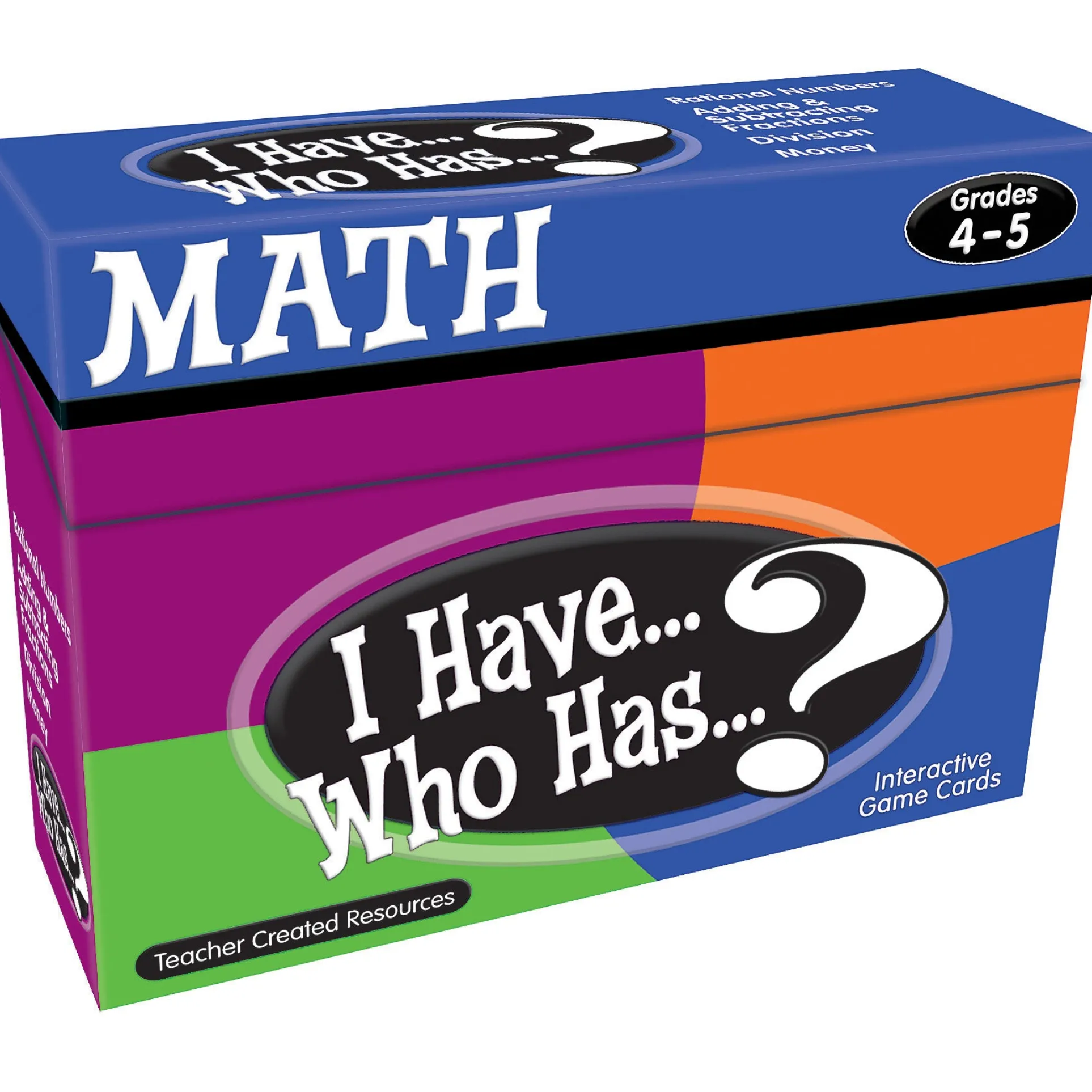 Teacher Created Resources Grade 4-5 I Have, Who Has Math Game
